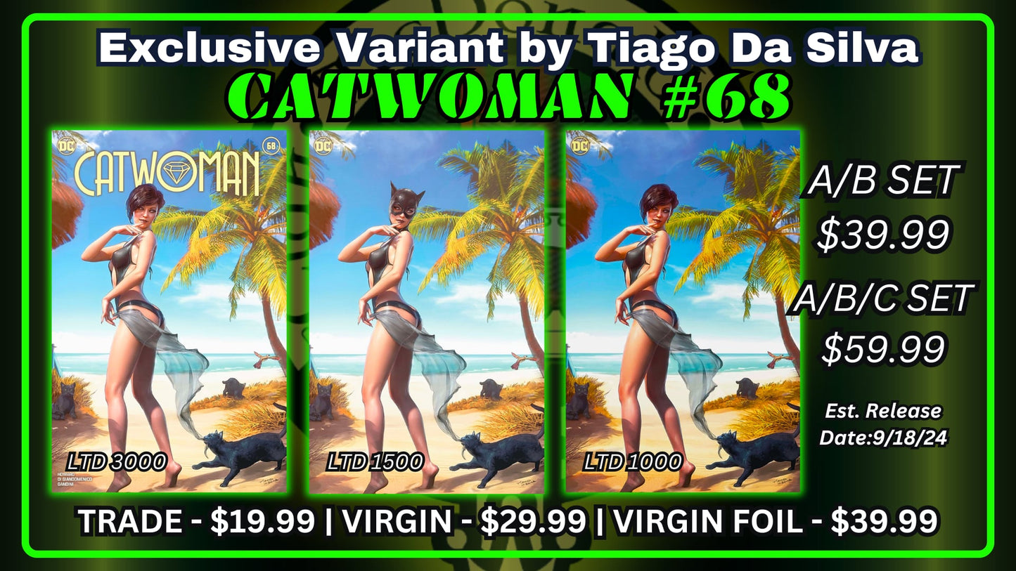 CATWOMAN #68 W/COVER ART BY TIAGO DA SILVA!!