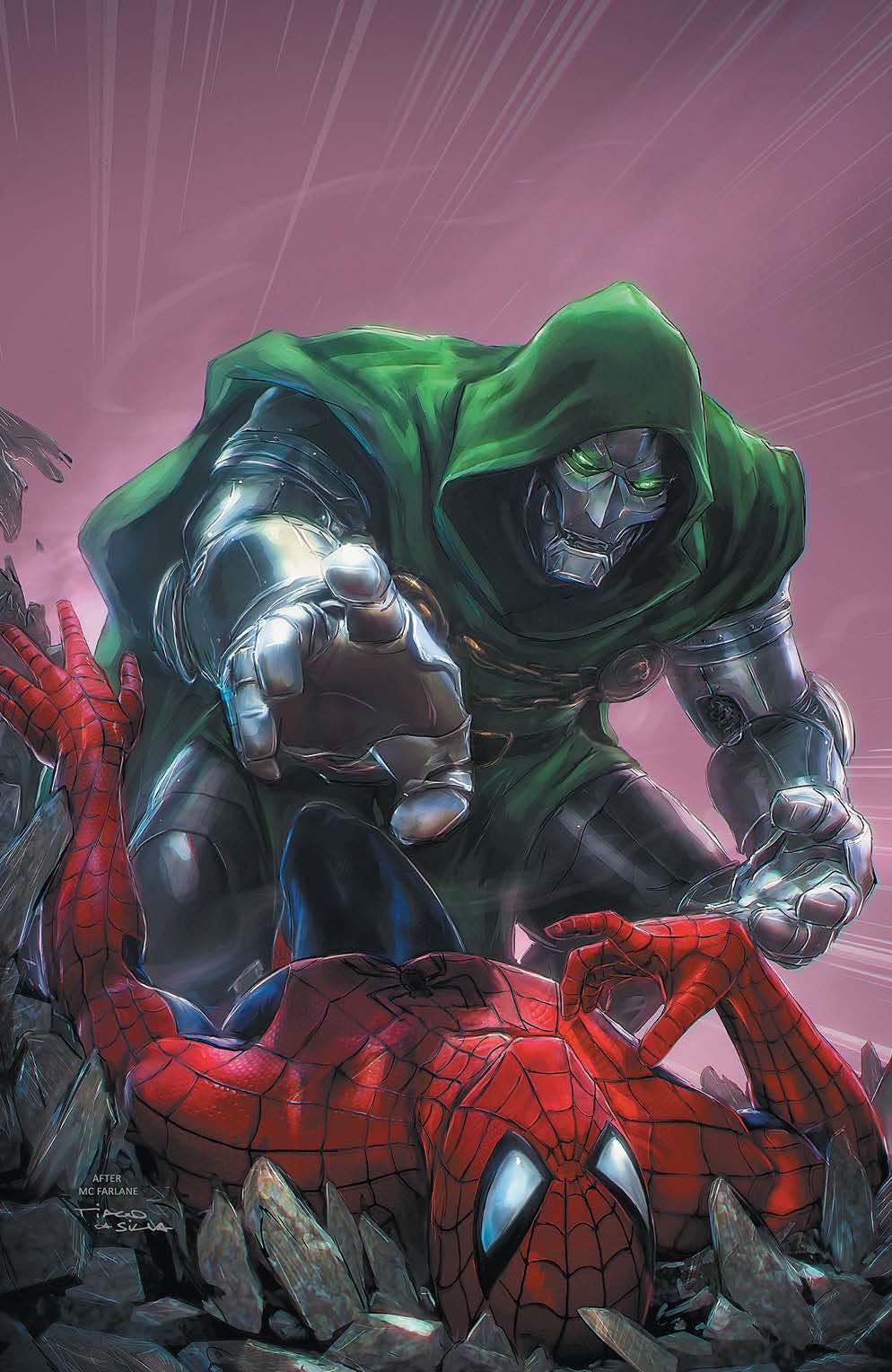 AMAZING SPIDER-MAN #61 WITH COVER ART BY TIAGO DA SILVA!!