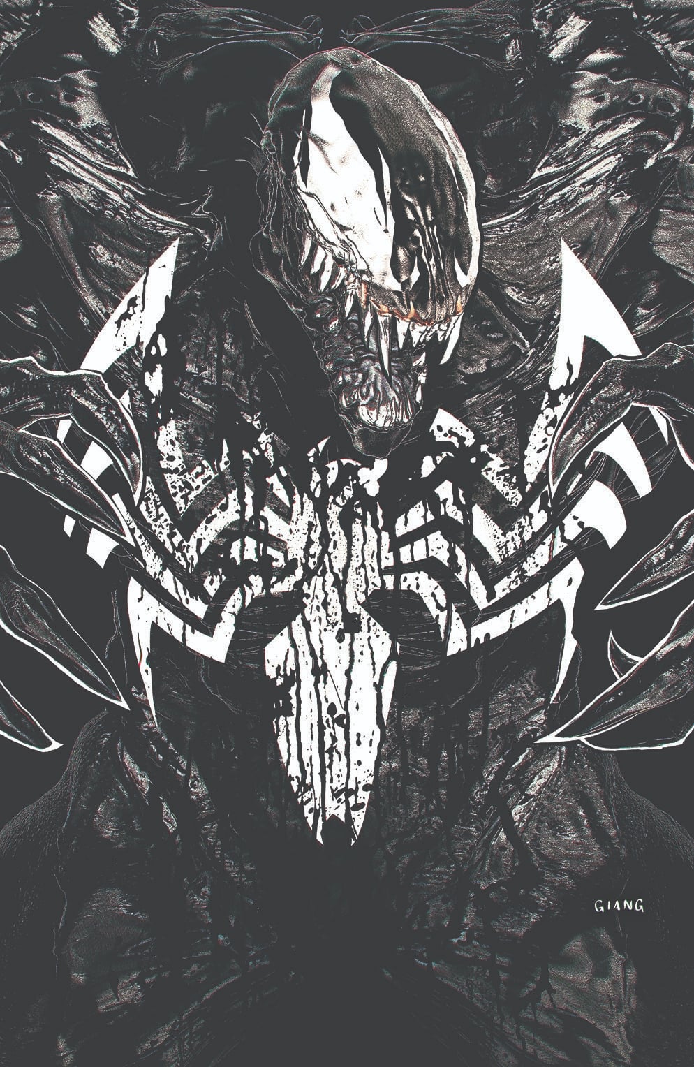 VENOM BLACK WHITE & BLOOD #1 JOHN GIANG