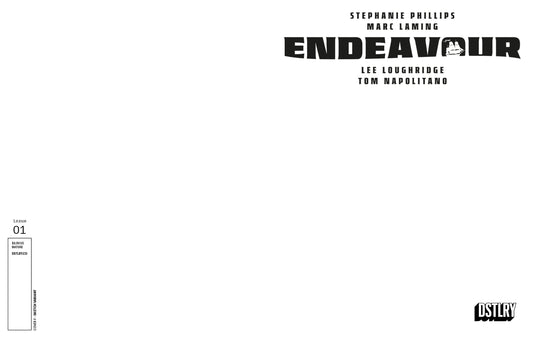 Endeavour #1 Cover F Blank Sketch Variant