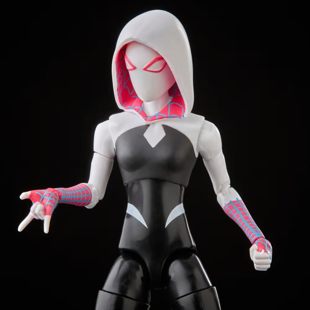 Marvel Legends Series Spider-Man: Across the Spider-Verse (Part One) Spider-Gwen 6-inch Action Figure, 4 Accessories