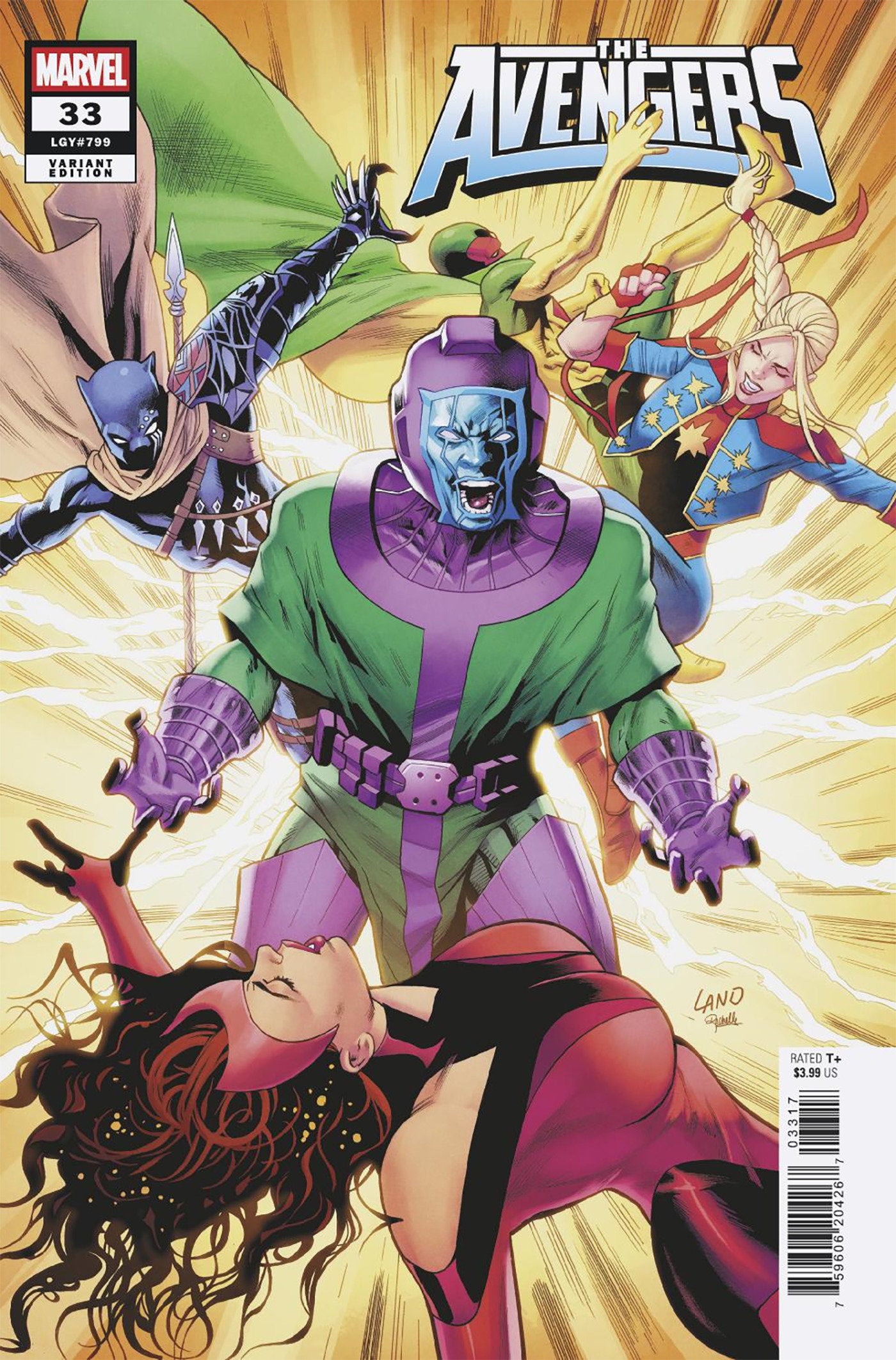 Avengers #33 Greg Land Variant