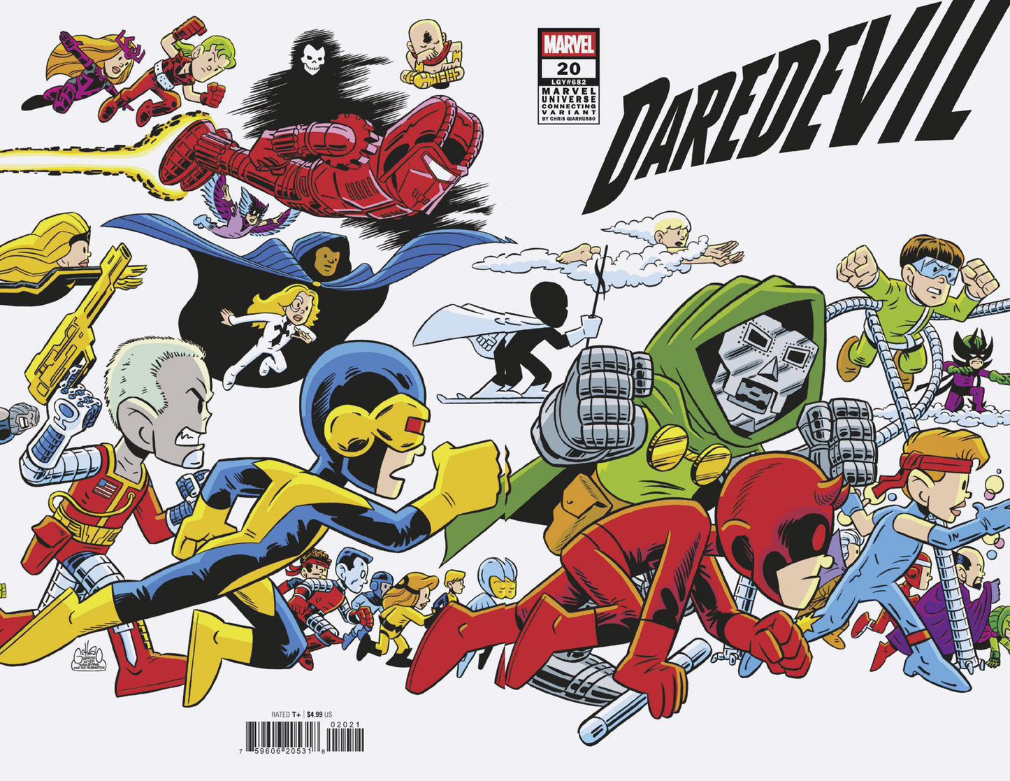 Daredevil #20 Chris Giarrusso Marvel Universe Connecting Wrap Variant