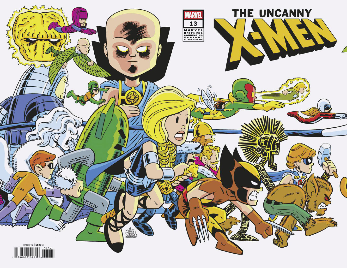 Uncanny X-Men #13 Chris Giarrusso Marvel Universe Connecting Wrap Variant