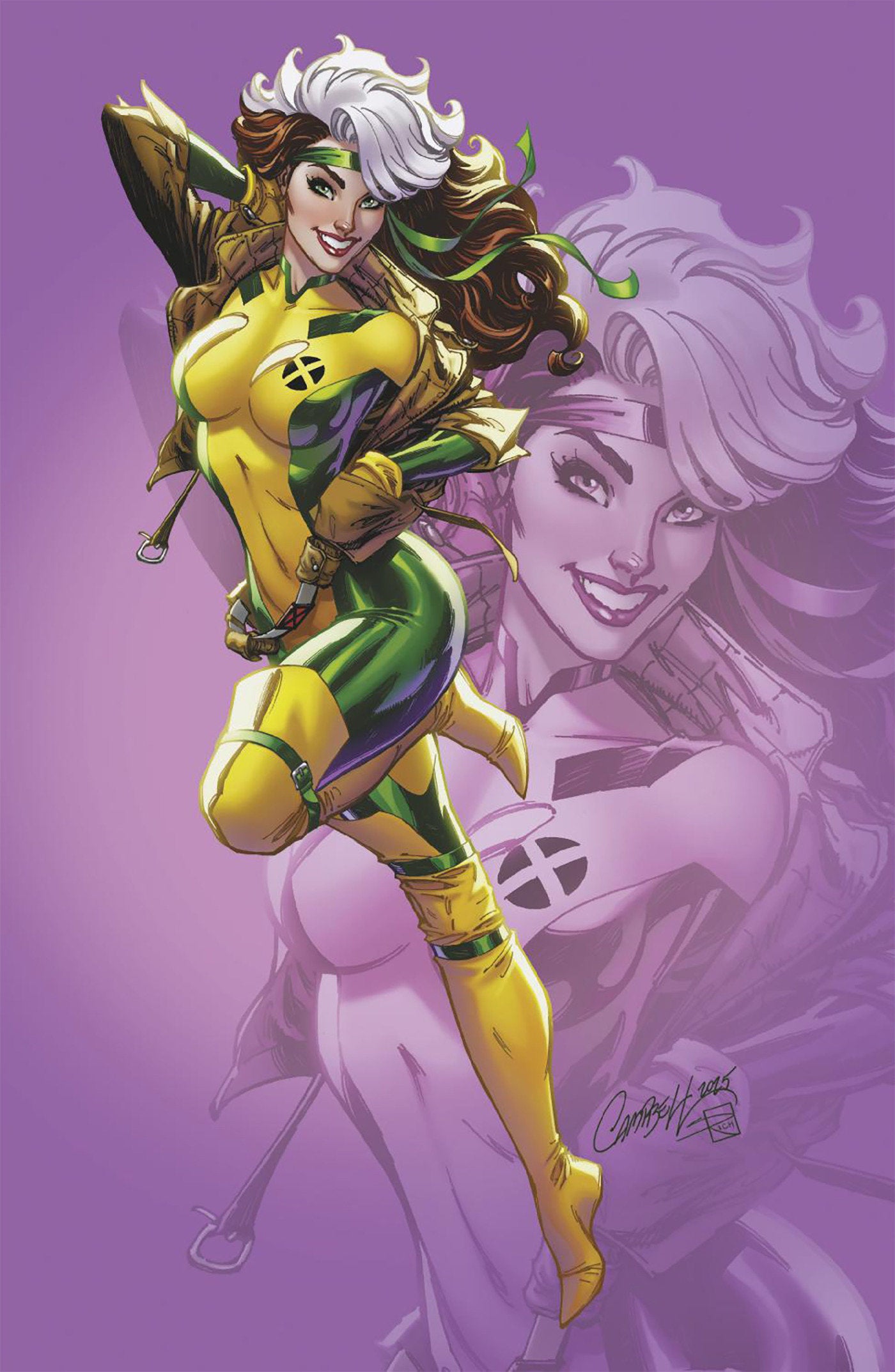 Uncanny X-Men #19 1:100 J. Scott Campbell Just Spectacular Collection Full Art Variant (slightly damaged)