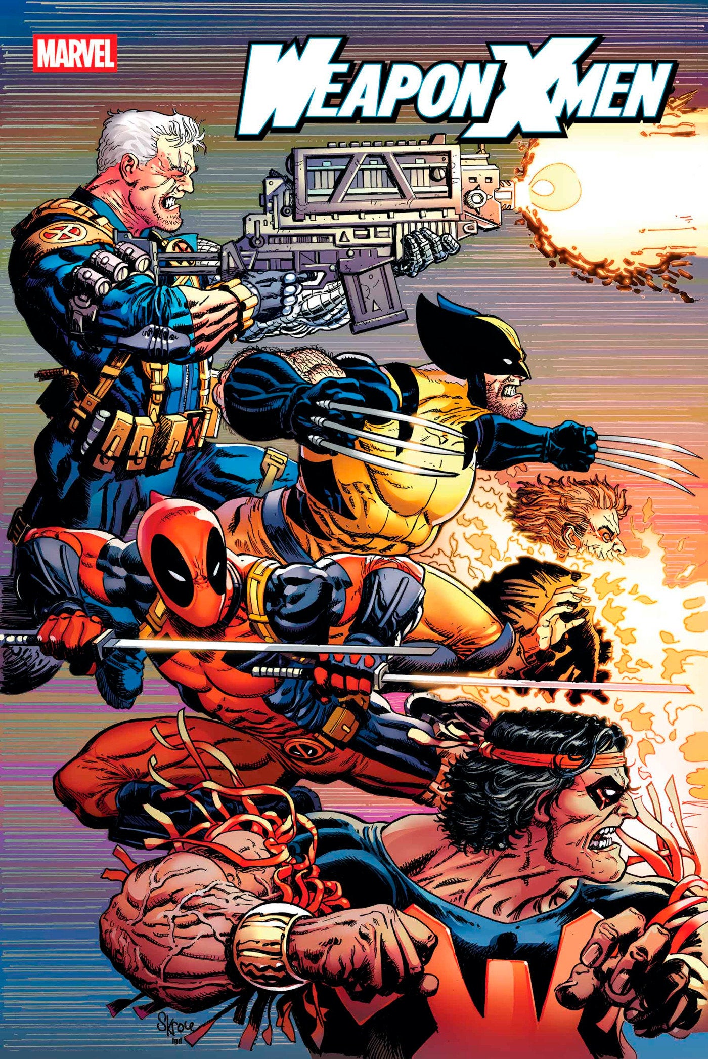 Weapon X-Men #5 (Of 5) Steve Skroce Variant
