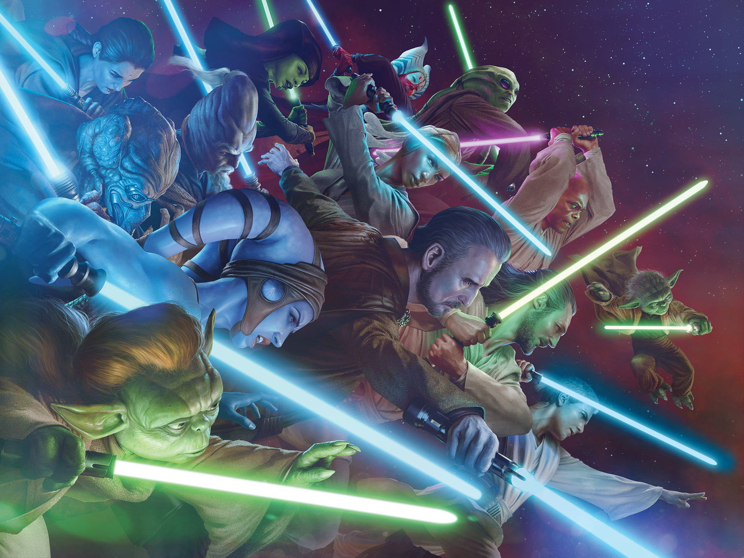 Star Wars: Jedi Knights #1 1:25 Rahzzah Ratio Virgin 2nd Print Variant