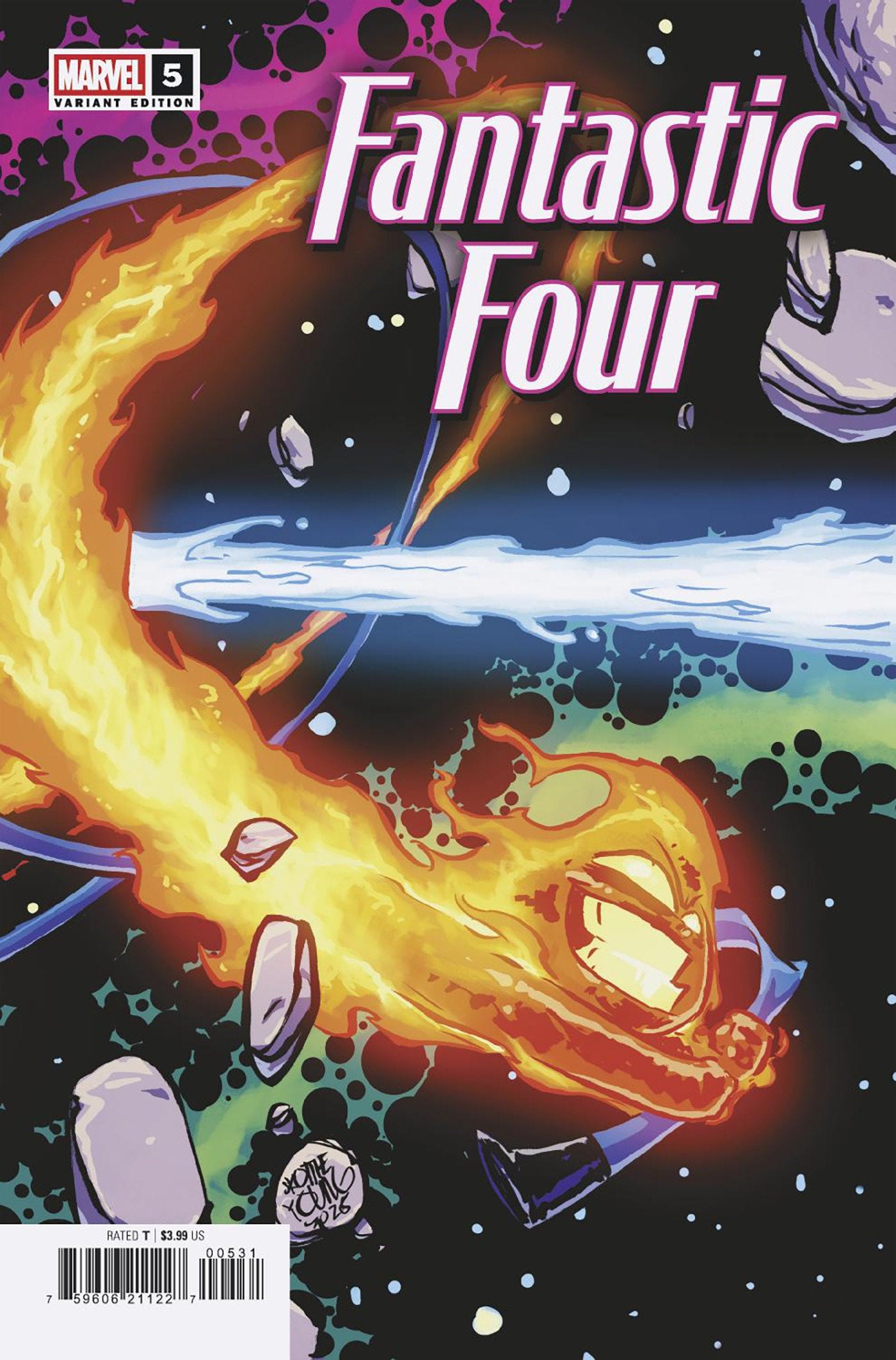 Fantastic Four #5 Skottie Young 5 Part Connecting Variant