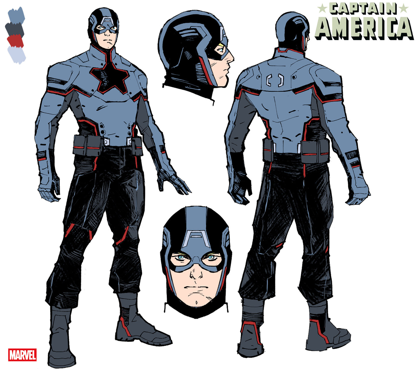 CAPTAIN AMERICA #2 1:10 INCV VALERIO SCHITI DESIGN VARIANT