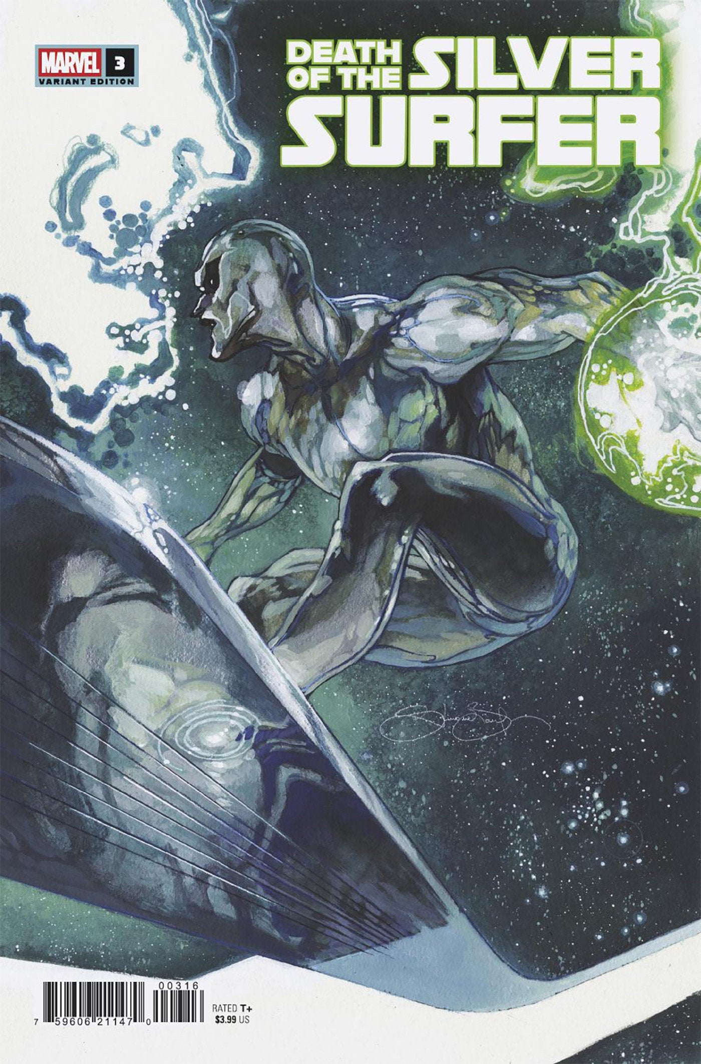 Death Of The Silver Surfer #3 Simone Bianchi Variant 1:25