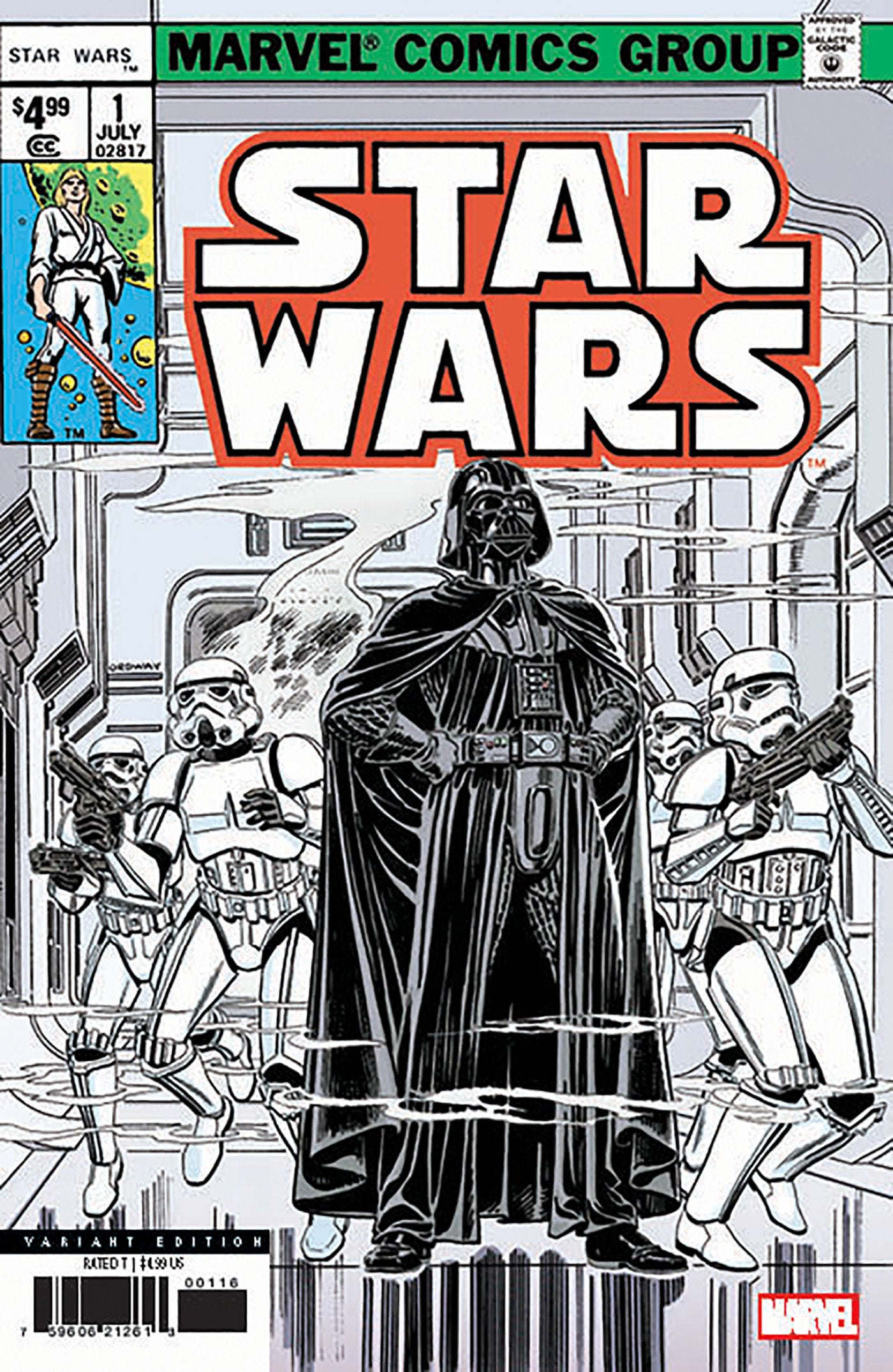 Star Wars 1977 #1 Facsimile Edition 1:25 Variant Edition Ordway Variant New