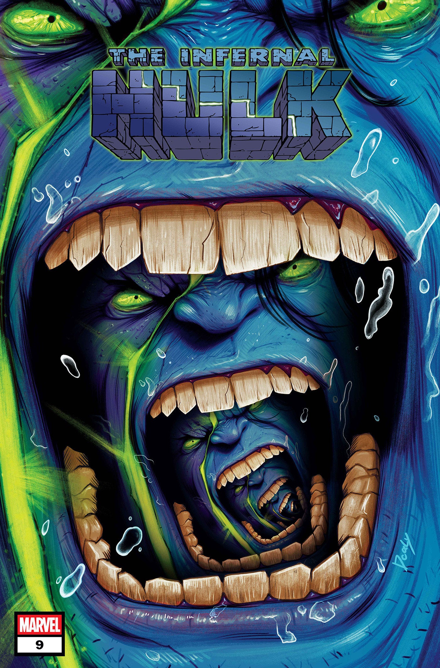 Infernal Hulk #9 1:25 Doaly Variant