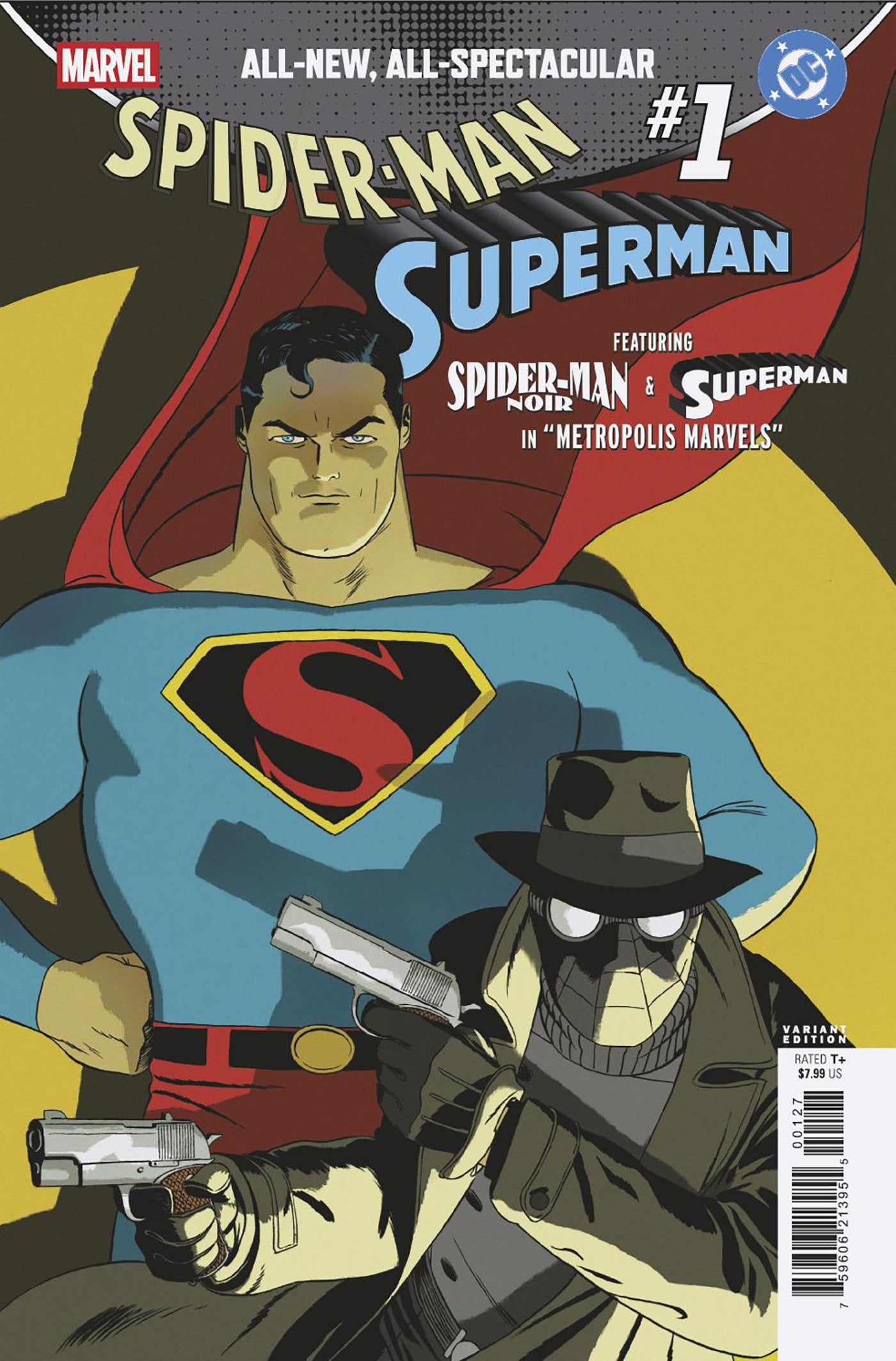 Marvel/DC: Spider-Man/Superman #1 Marcos Martin Variant