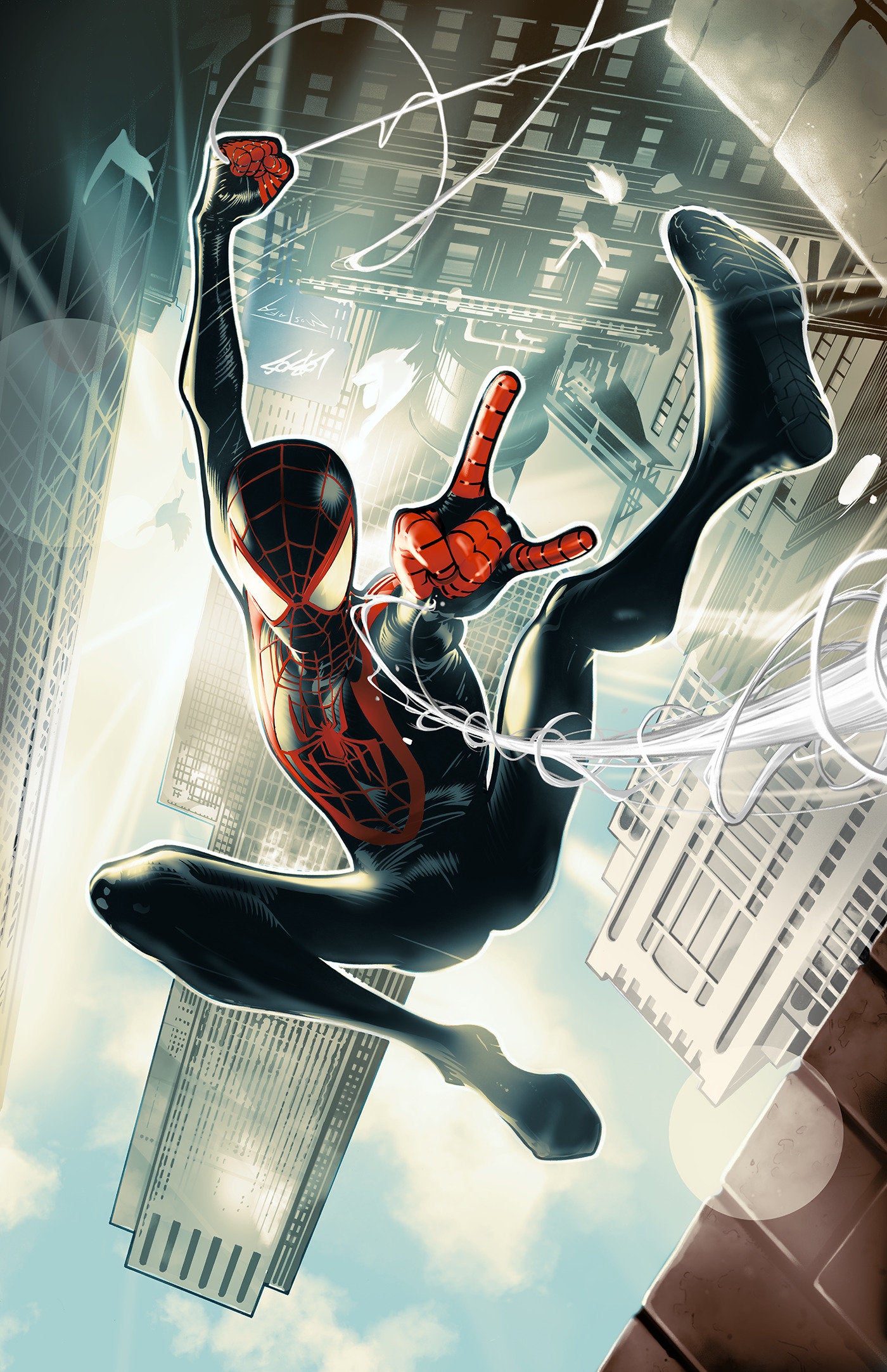 Miles Morales: Spider-Man #1 1:100 Pablo Villalobos Full Art Variant