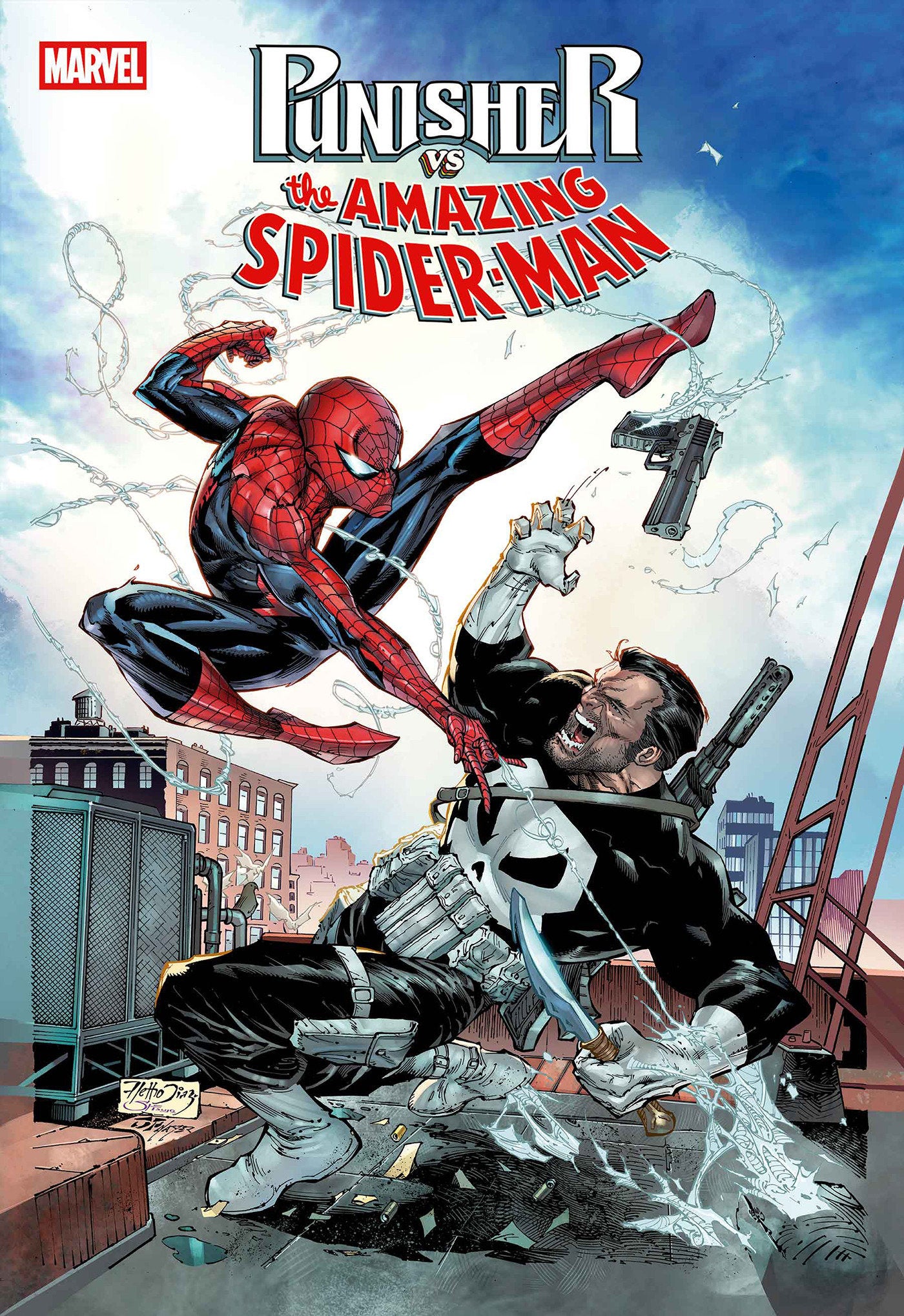 Punisher vs. Spider-Man #1 1:25 Netho Diaz Variant