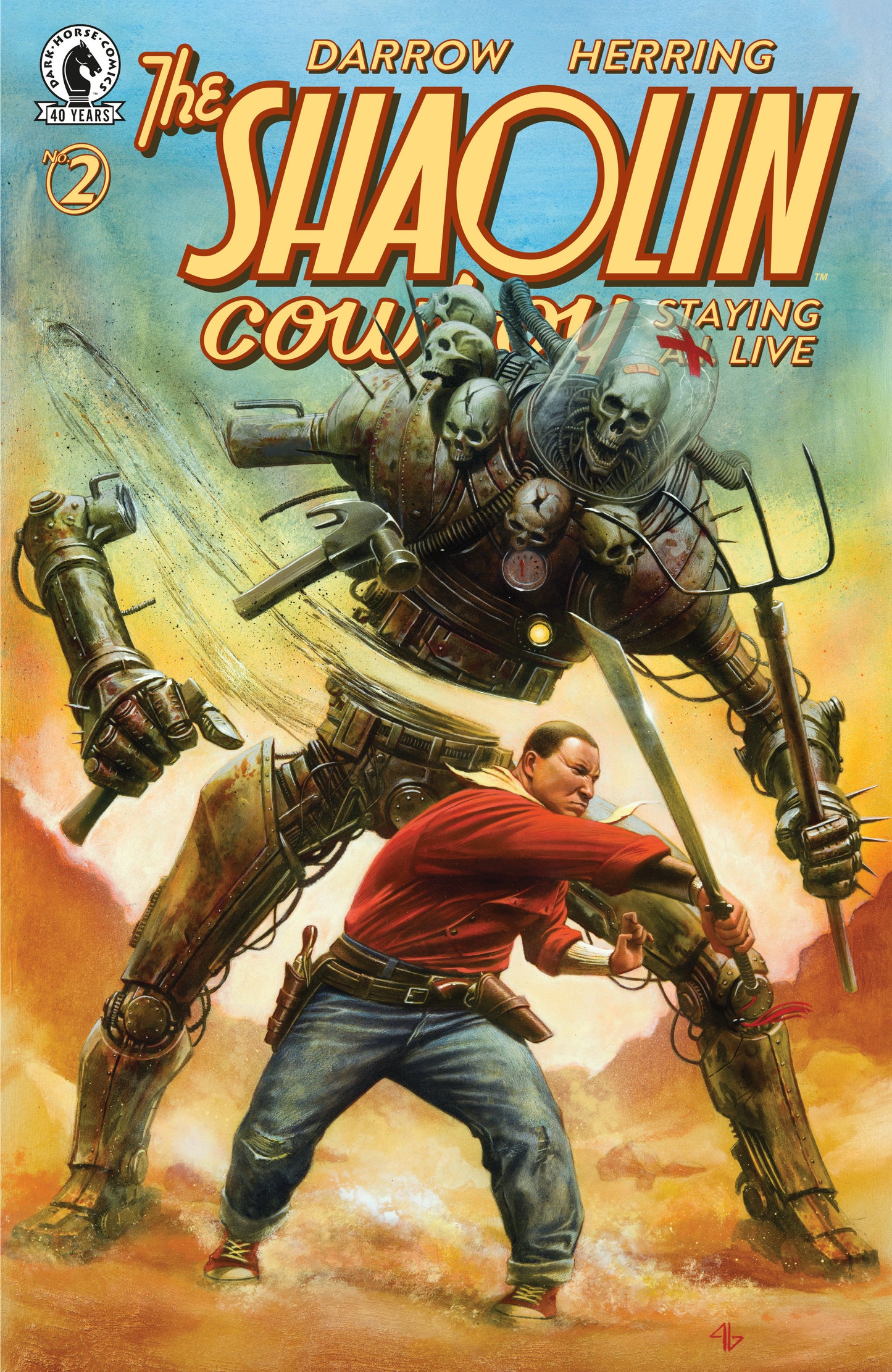 Shaolin Cowboy: Staying A.I.Live #2 (Cover B) 1:15 (Adi Granov)