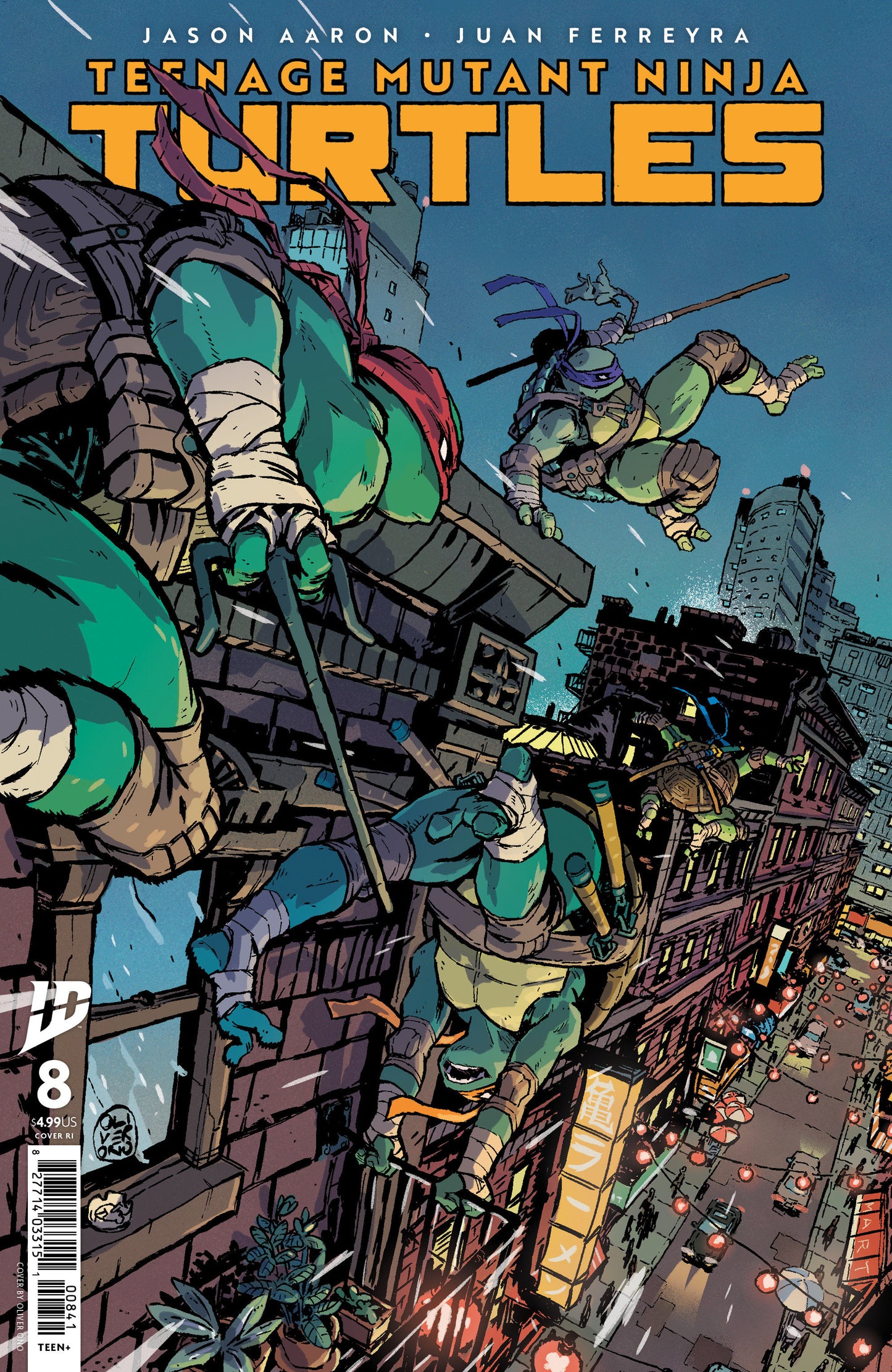 Teenage Mutant Ninja Turtles 2024 #8 1:10 Ono Variant Edition