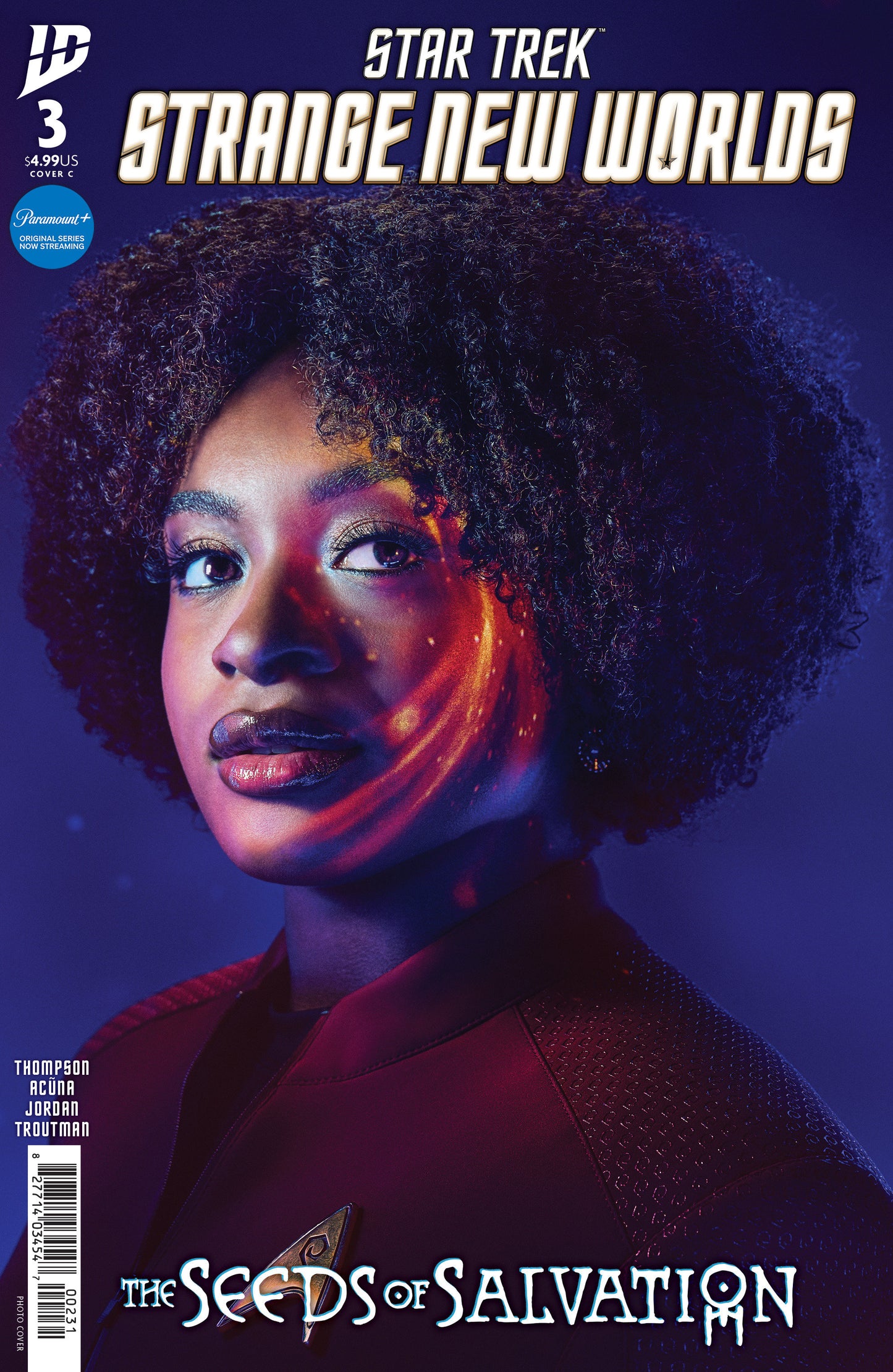 Star Trek: Strange New Worlds The Seeds Of Salvation #3 Variant C (Photo Variant)