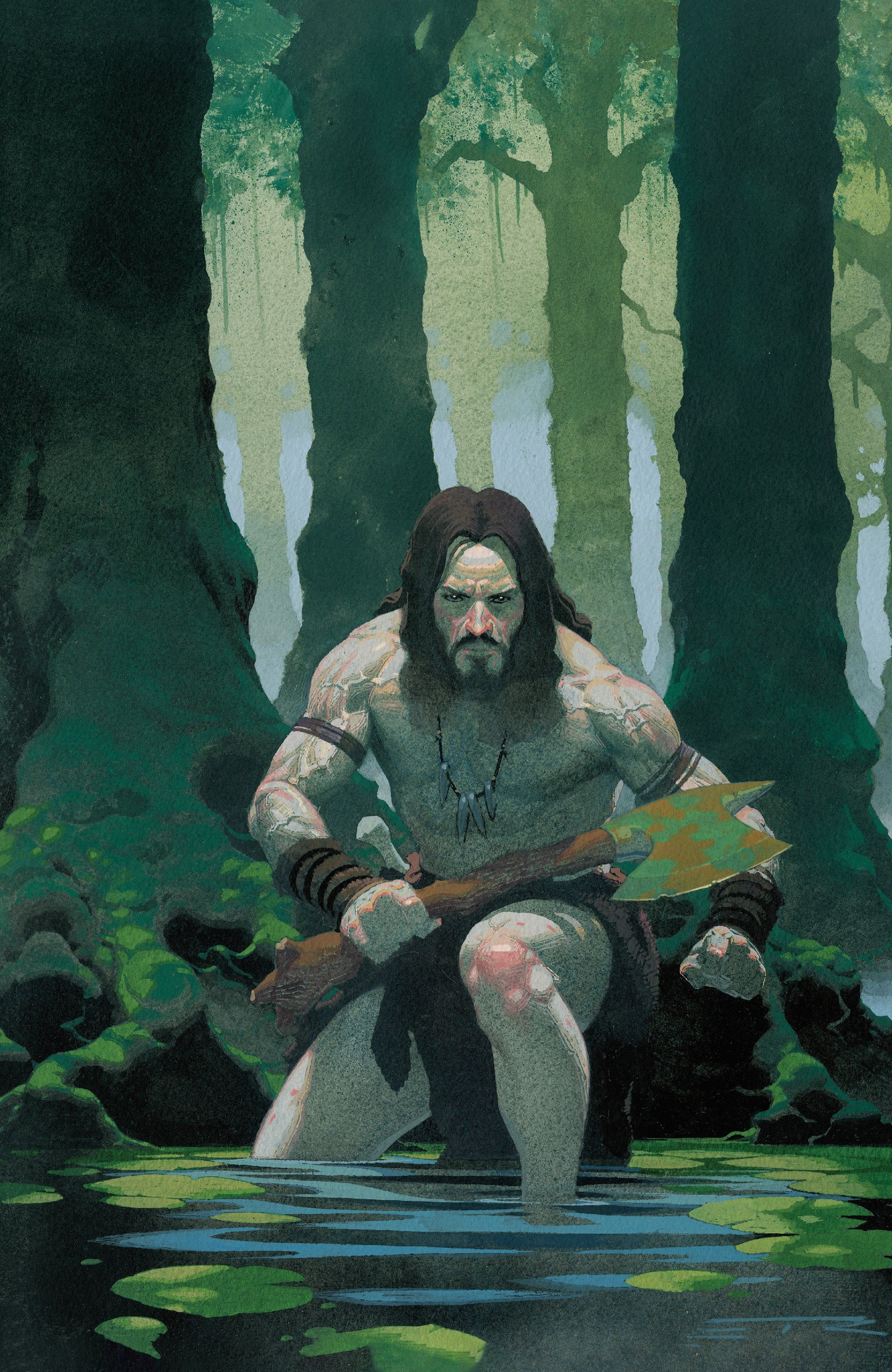 BRZRKR: Light Draws Breath #1 J Unlimited Variant (Full Art, Ribic)