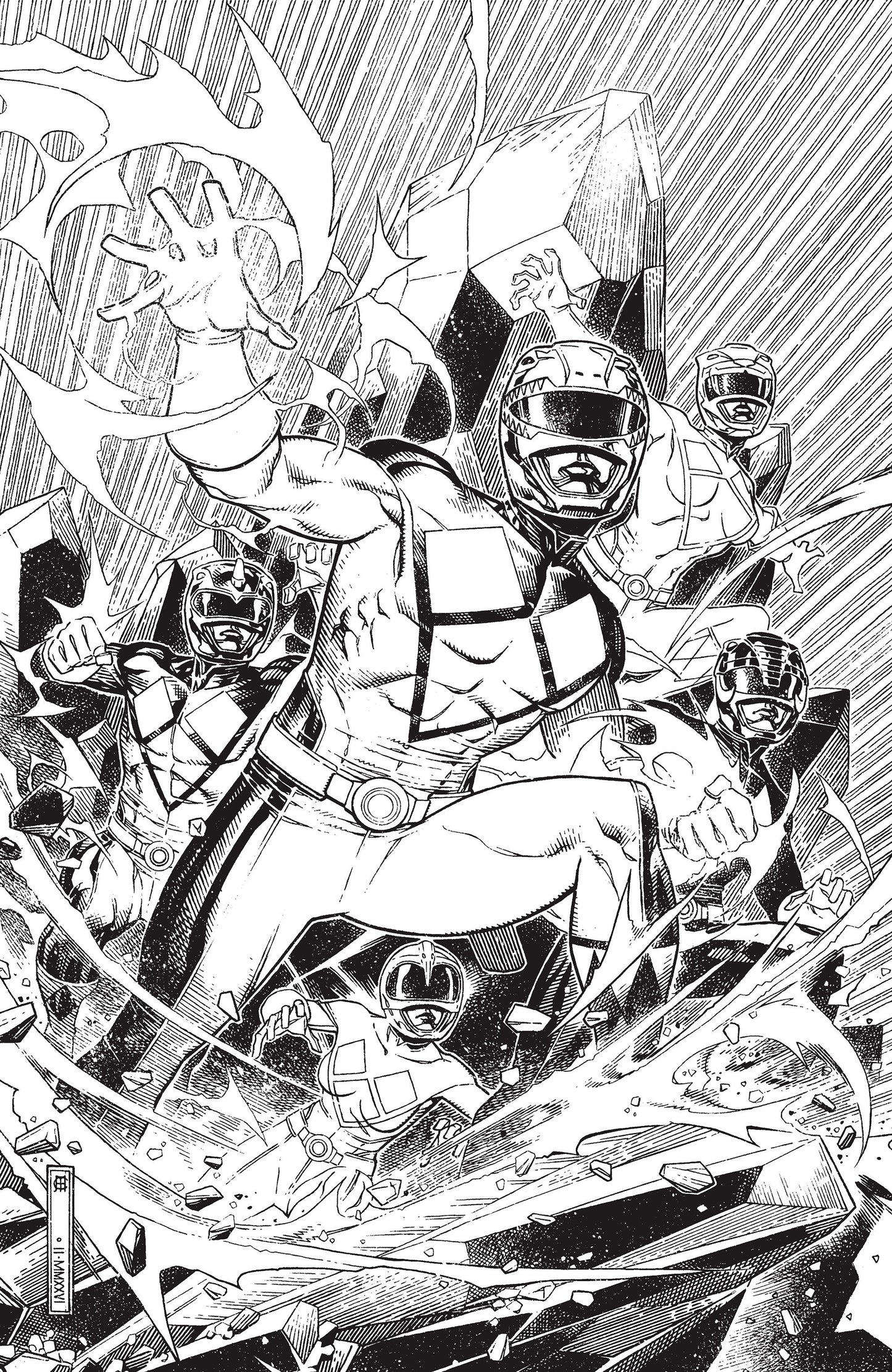 Mighty Morphin Power Rangers (2026) #1 I 1 in 50 Variant Edition Variant (Full Art, Cheung)