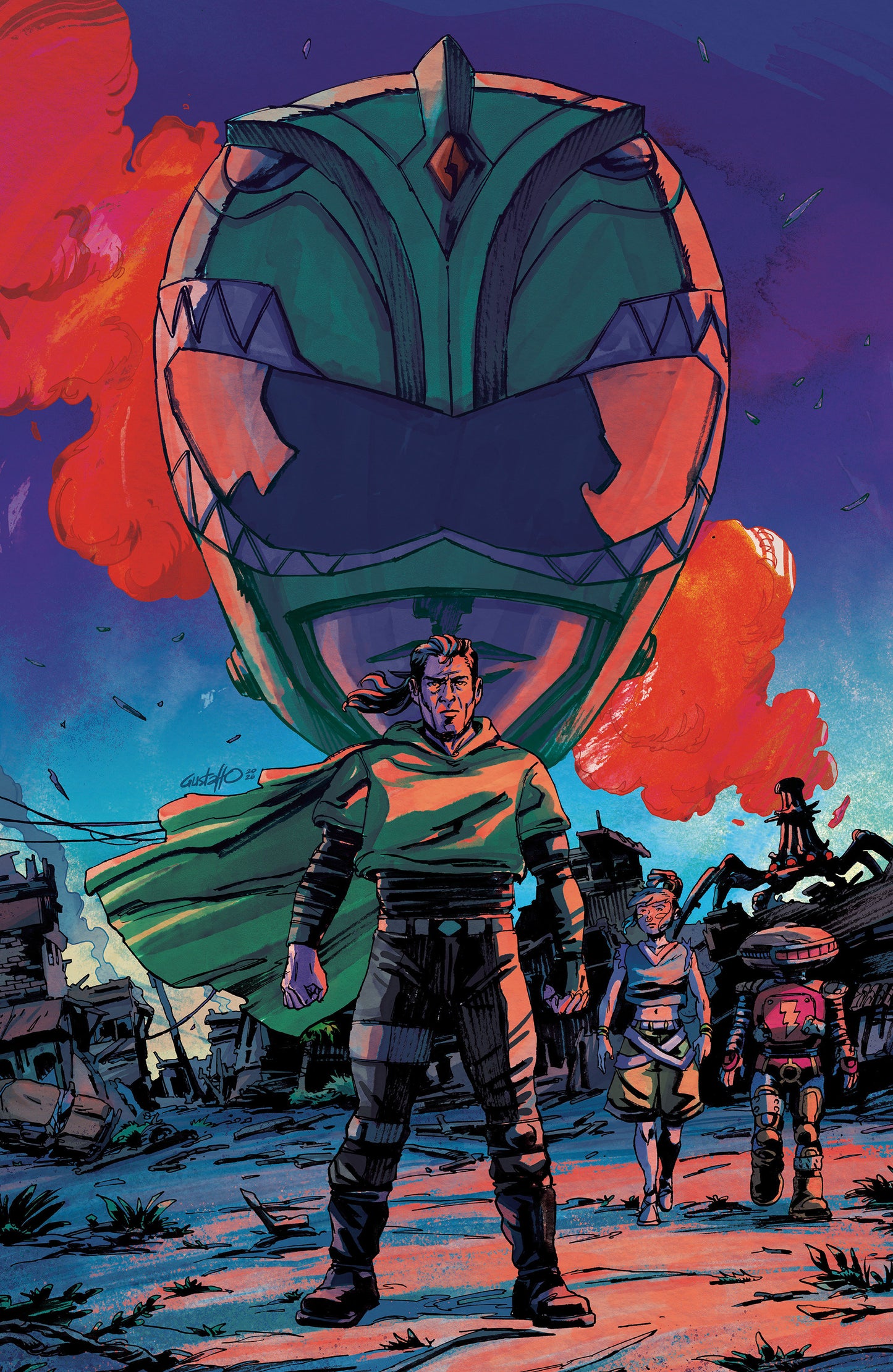 Power Rangers Green #1 G 1:10 Variant Edition Foil Variant (Full Art, Foil, Vargas)