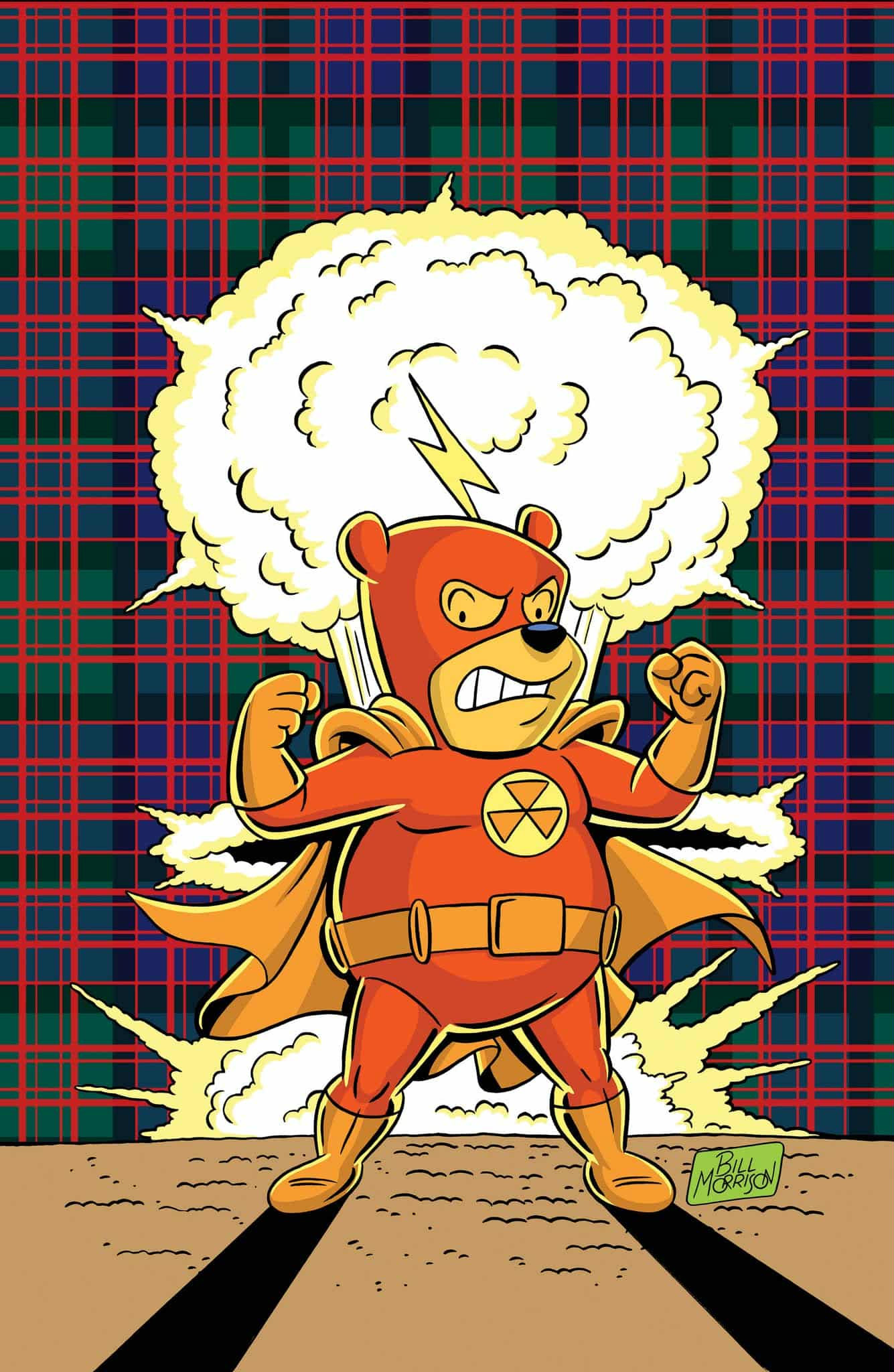 DYP Tartan Radioactive Pooh - Bill Morrison Grand Opening Exclusive