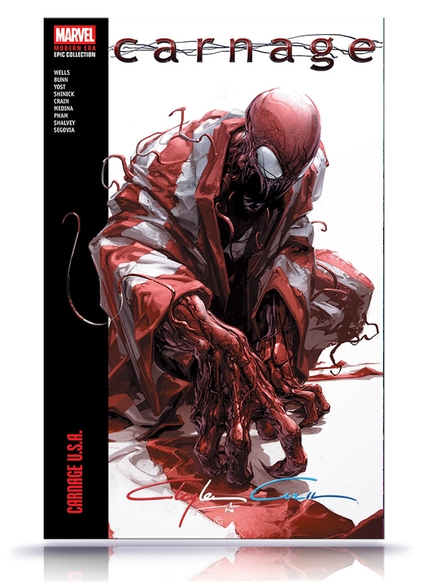 PREORDER: Patriotic Signature w/COA Trade Paperback Carnage Modern Era Epic Collection: Carnage U.S.A.