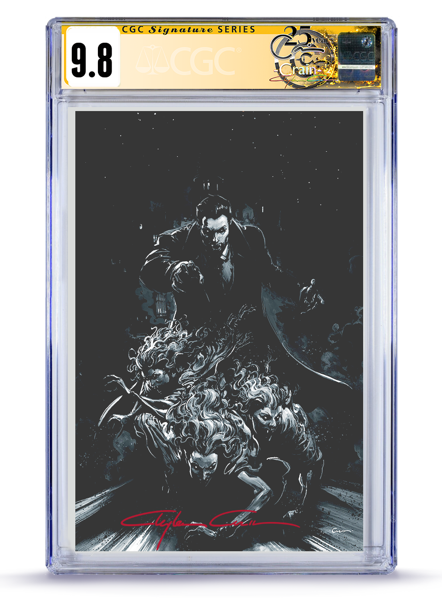 CGC Signature Series Dracula Black & White Special All Art Ltd 450 Classic Signature w/COA