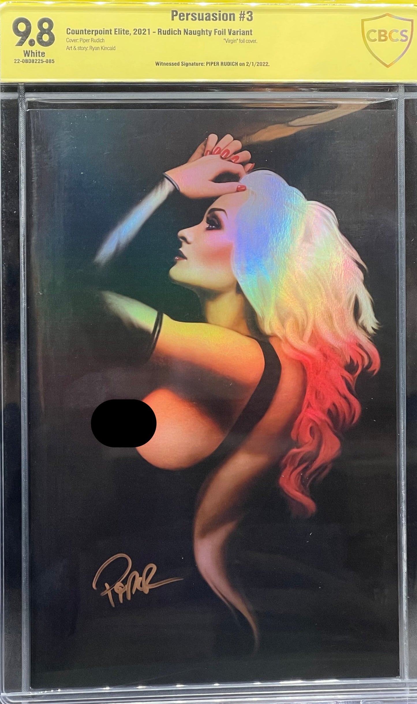 Persuasion #3 Rudich Naughty Foil Variant CBCS 9.8 Yellow Label