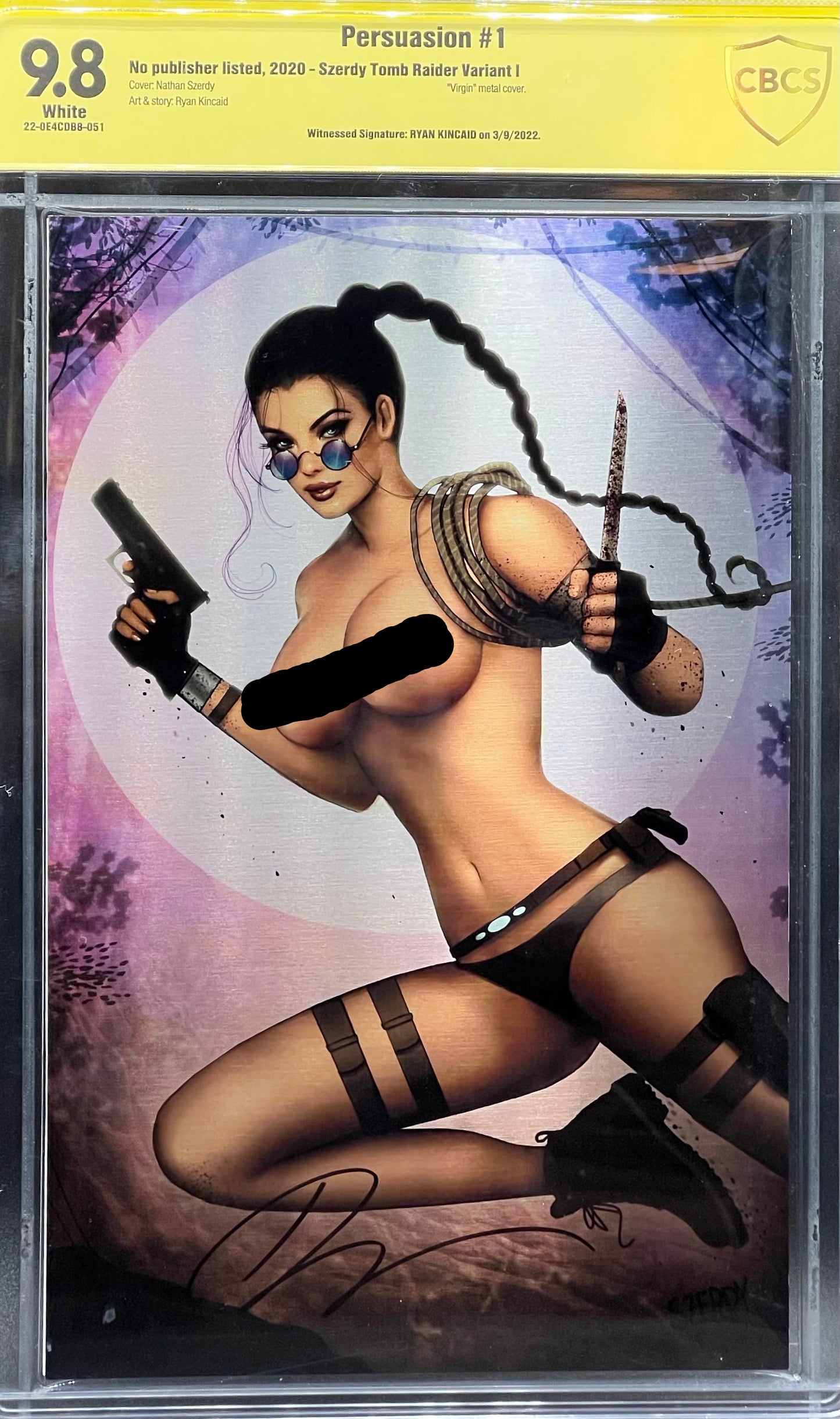 Persuasion #1 Szerdy Tomb Raider Variant I CBCS 9.8 Yellow Label