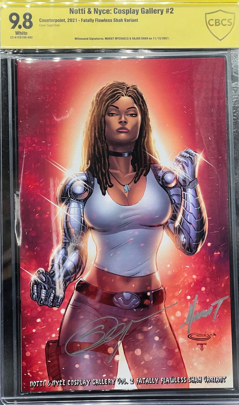 Notti & Nyce: Cosplay Gallery #2 Fatally Flawless Shah Variant CBCS 9. –  Clan McDonald Comics