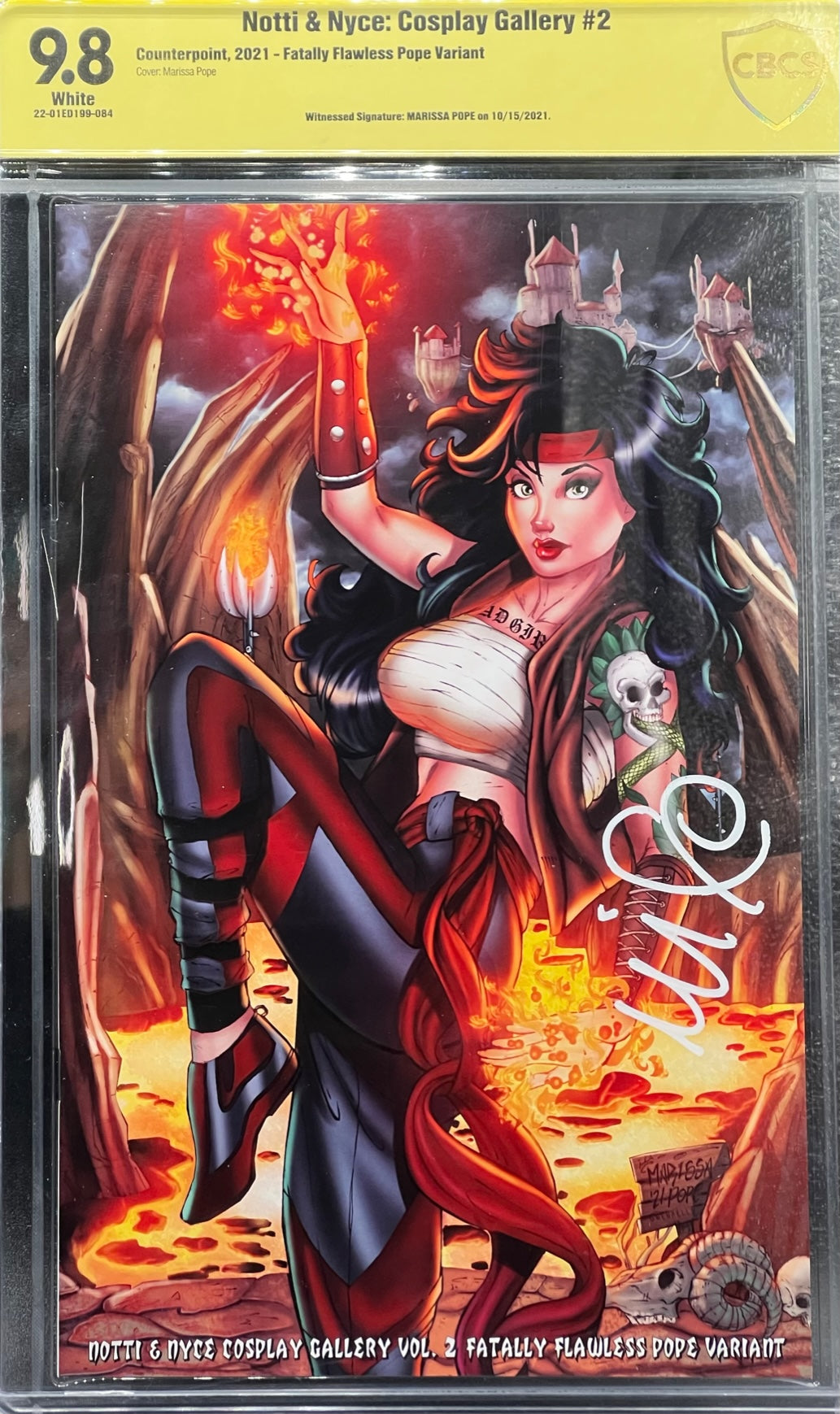 Notti & Nyce: Cosplay Gallery #2 Fatally Flawless Pope Variant CBCS 9. –  Clan McDonald Comics