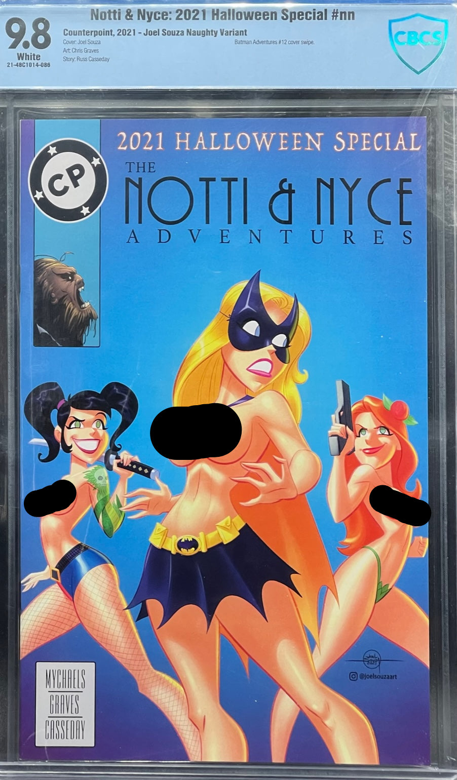 Notti & Nyce: 2021 Halloween Special #nn Joel Souza Naughty Variant CBCS 9.8 Blue Label