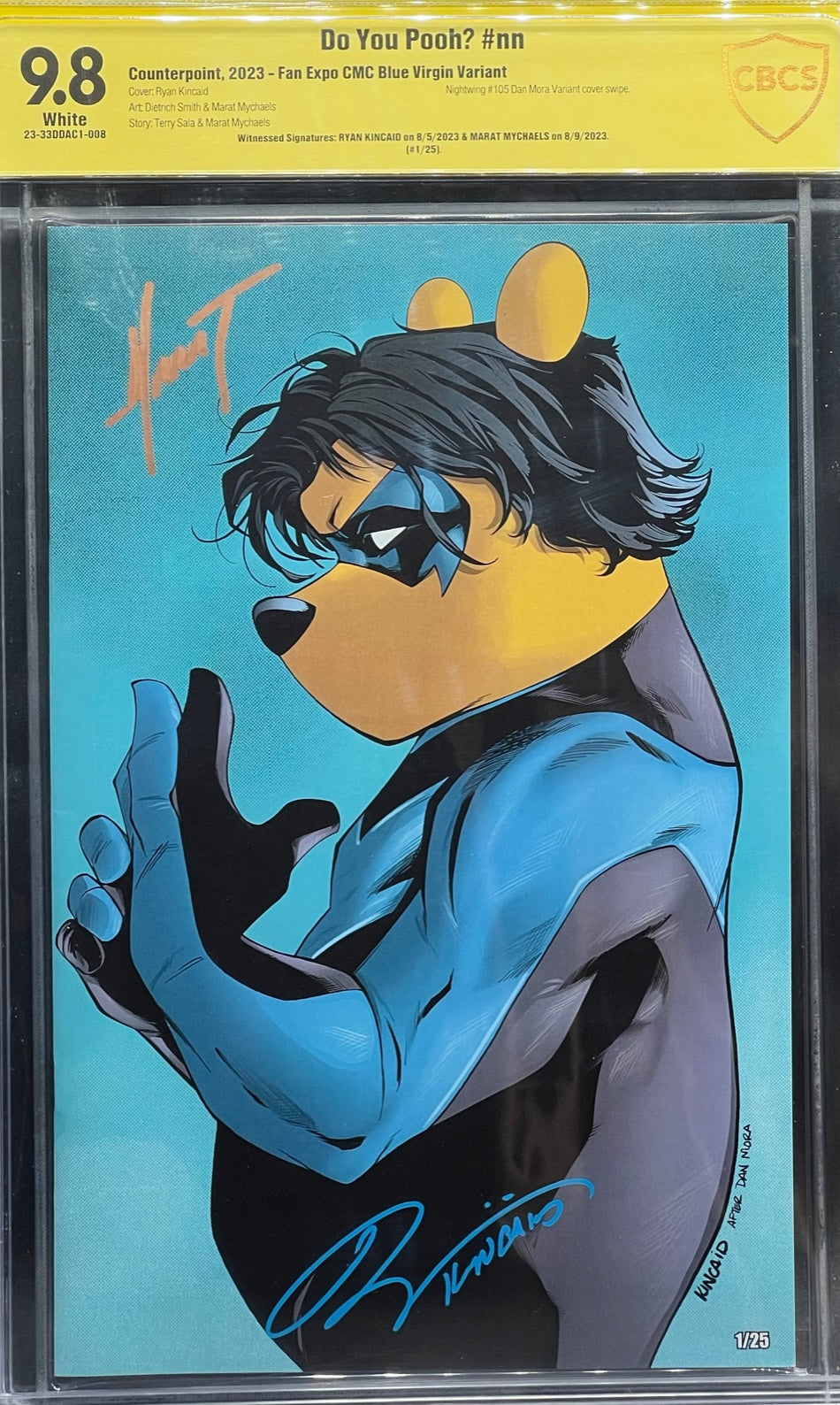 Do You Pooh? #nn Fan Expo CMC Blue Virgin Variant CBCS 9.8 Yellow Label Kincaid & Marat