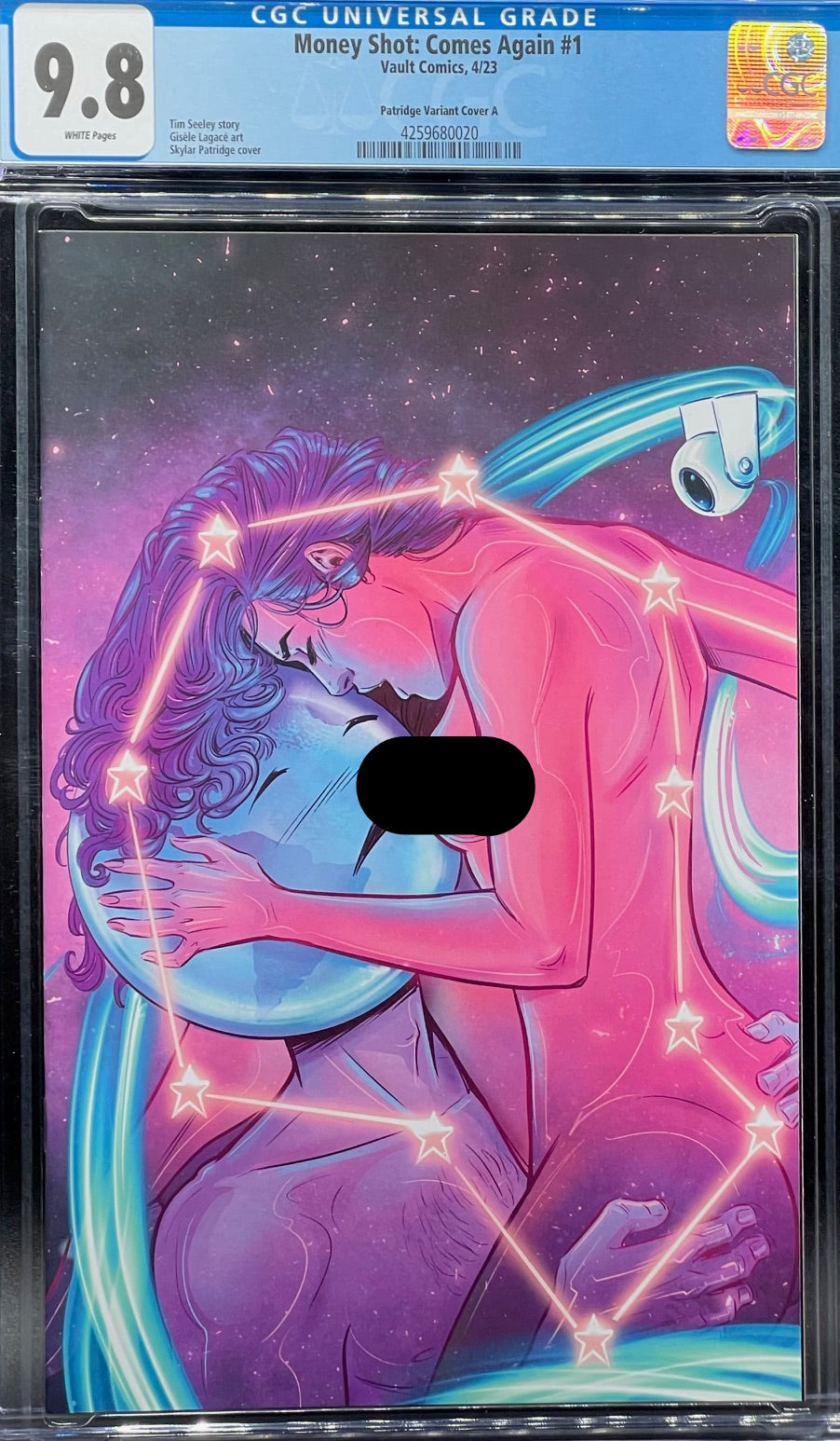 Money Shot: Comes Again #1 Patridge Variant Cover A CGC 9.8 Universal Grade