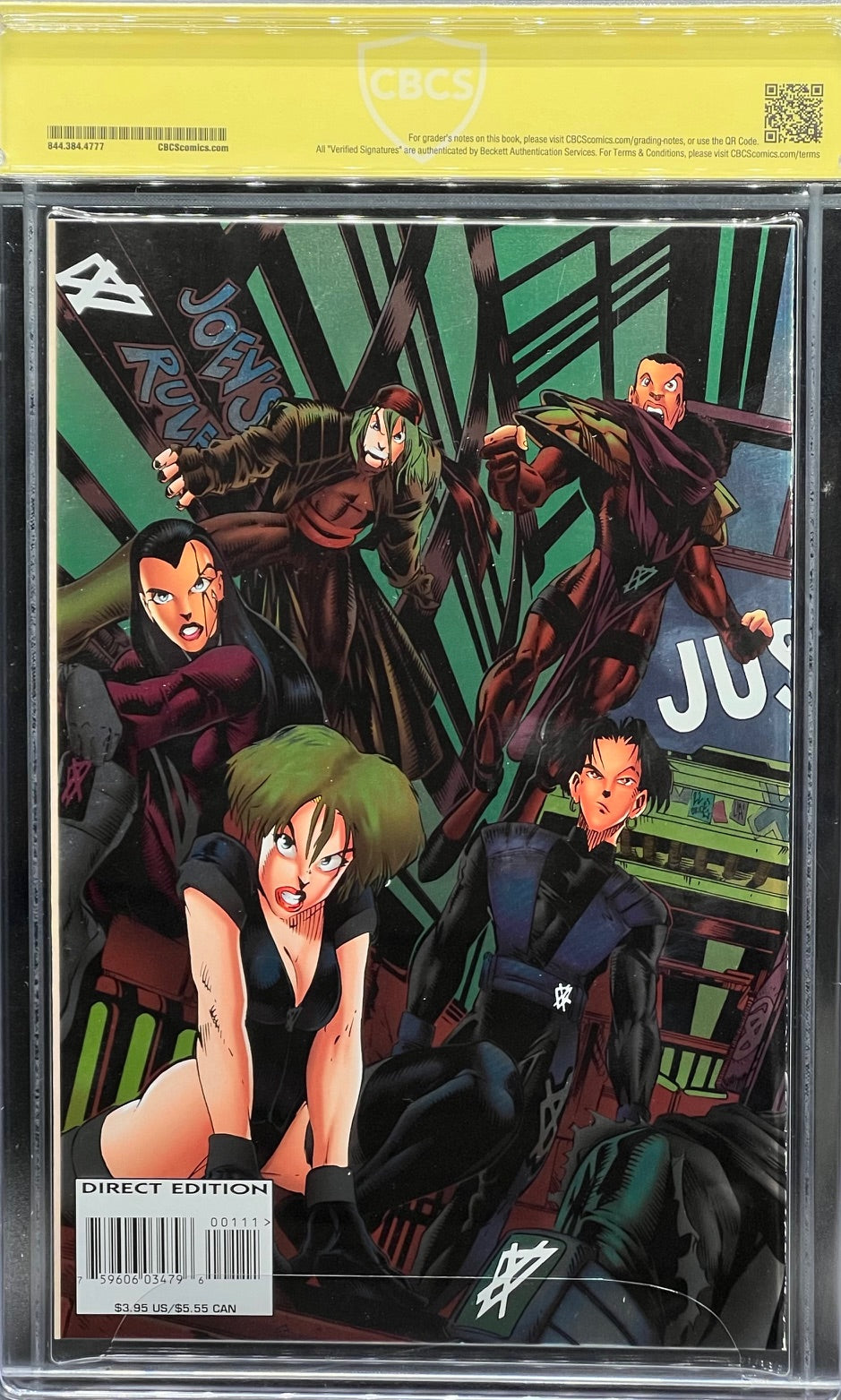 X-Nation 2099 #1 (1996) CBCS 9.8 Yellow Label Jimmy Palmiotti