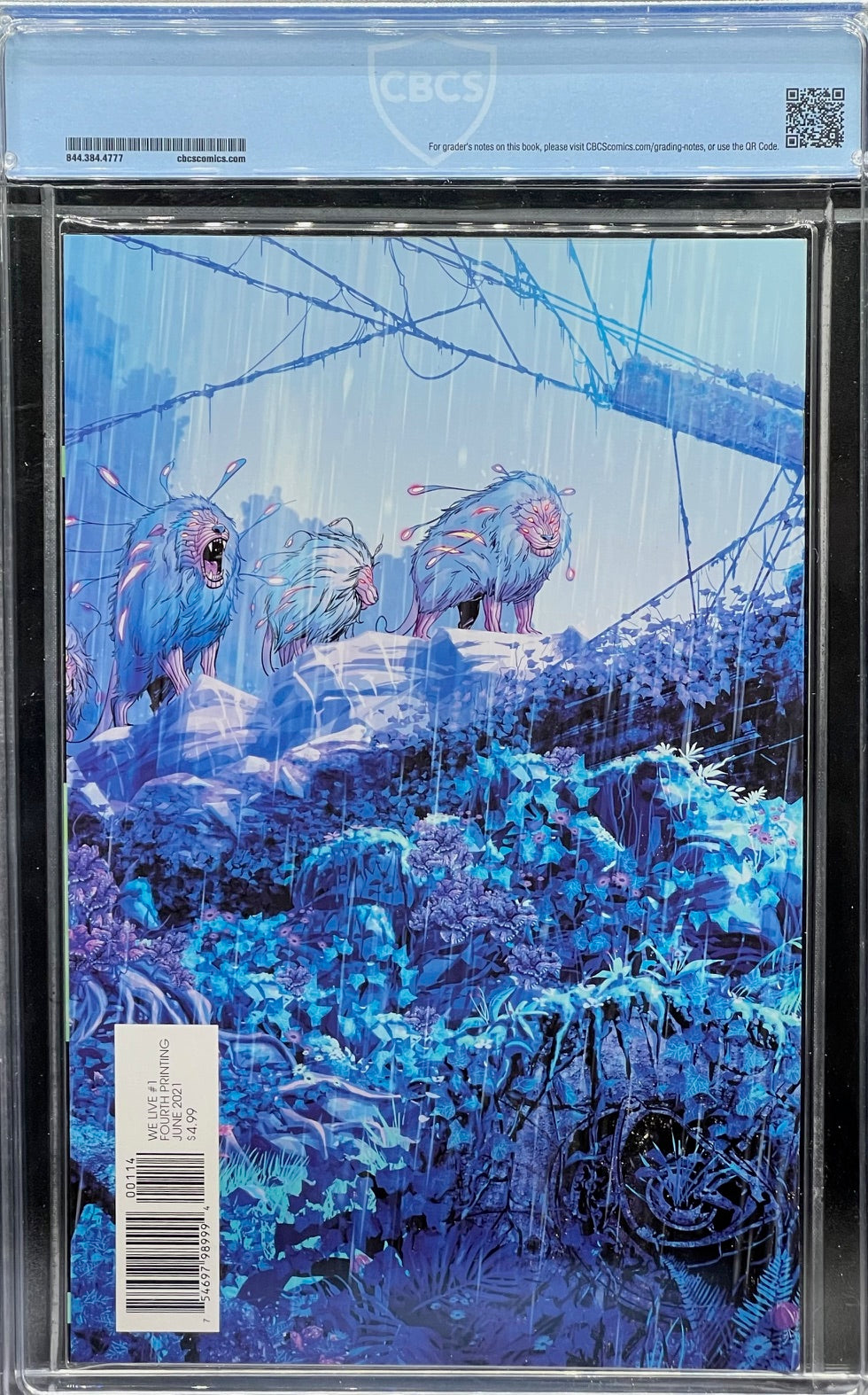 We Live #1 AfterShock Metallic Exclusive CBCS 9.8 Blue Label