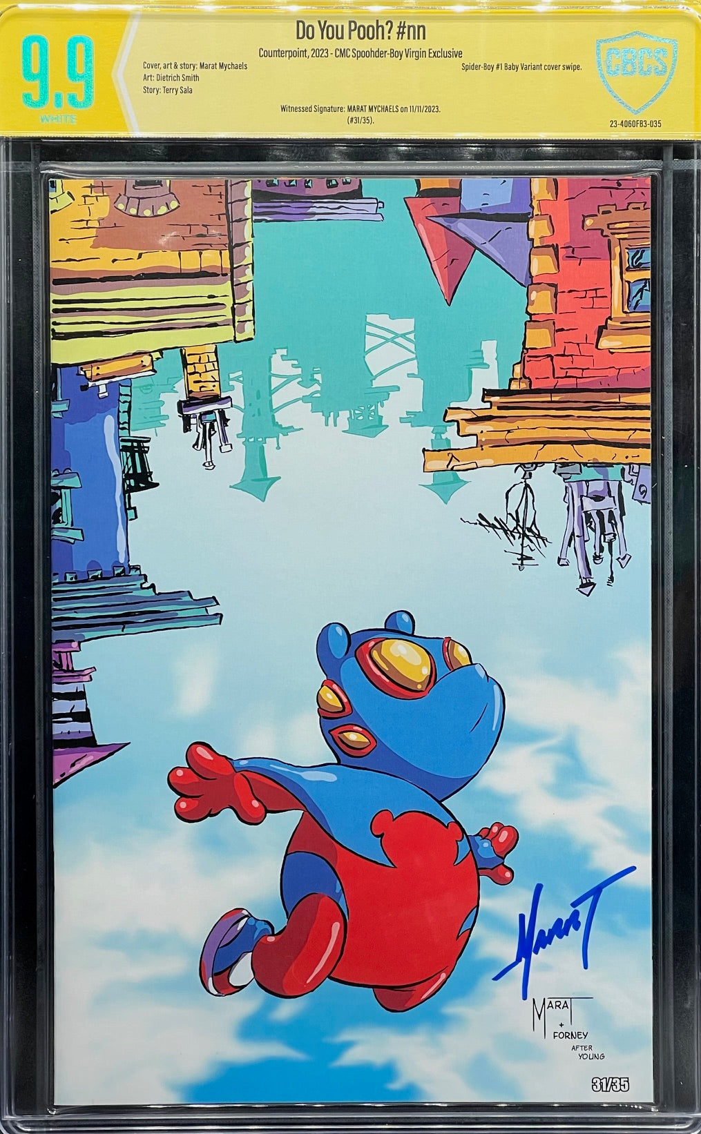 Do You Pooh? #nn CMC Spoohder-Boy Virgin Exclusive CBCS 9.9 Yellow Label Marat Mychaels