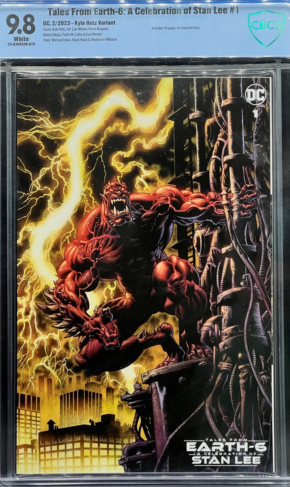 Tales From Earth-6: A Celebration of Stan Lee #1 Kyle Hotz Variant CBCS 9.8 Blue Label