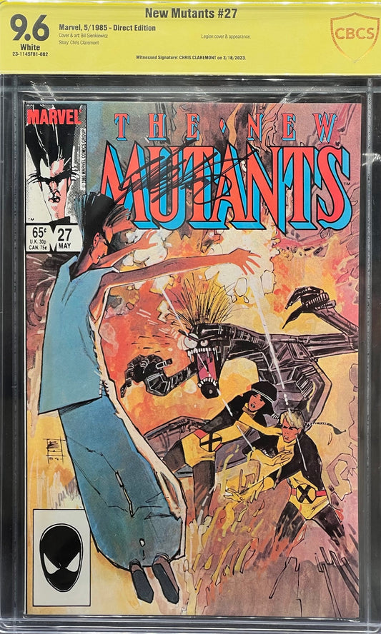 New Mutants #27 (1985) CBCS 9.6 Yellow Label Chris Claremont