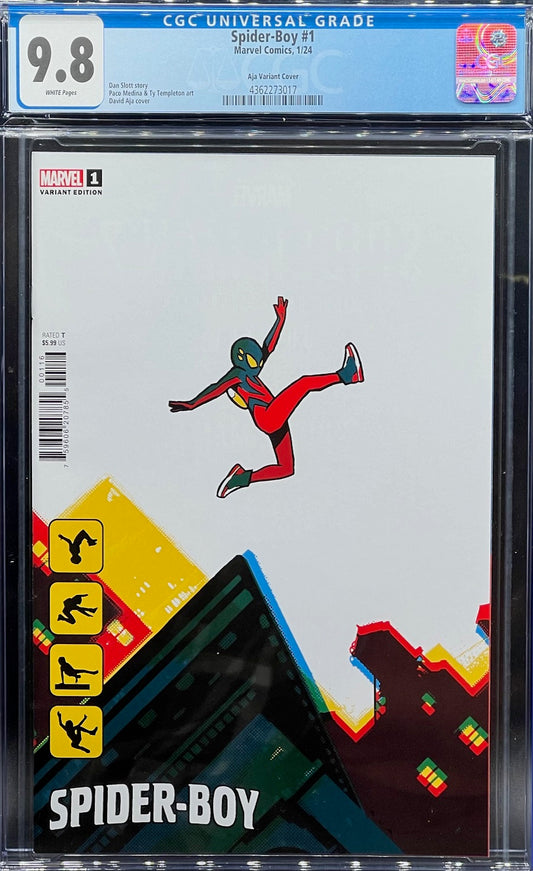 Spider-Boy #1 Aja Variant Cover 1:50 CGC 9.8 Universal Grade