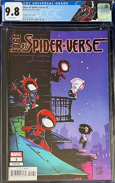 Edge of newest Spiderverse #1 CGC 9.8