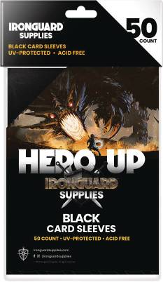 IRONGUARD CARD SLEEVES BLACK 50CT