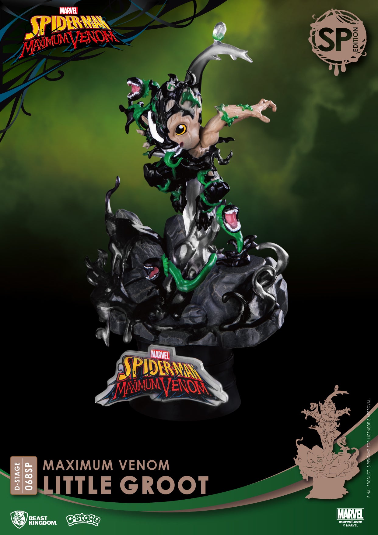 MAX VENOM DS-068SP LITTLE GROOT D-STAGE 6IN STATUE SP ED