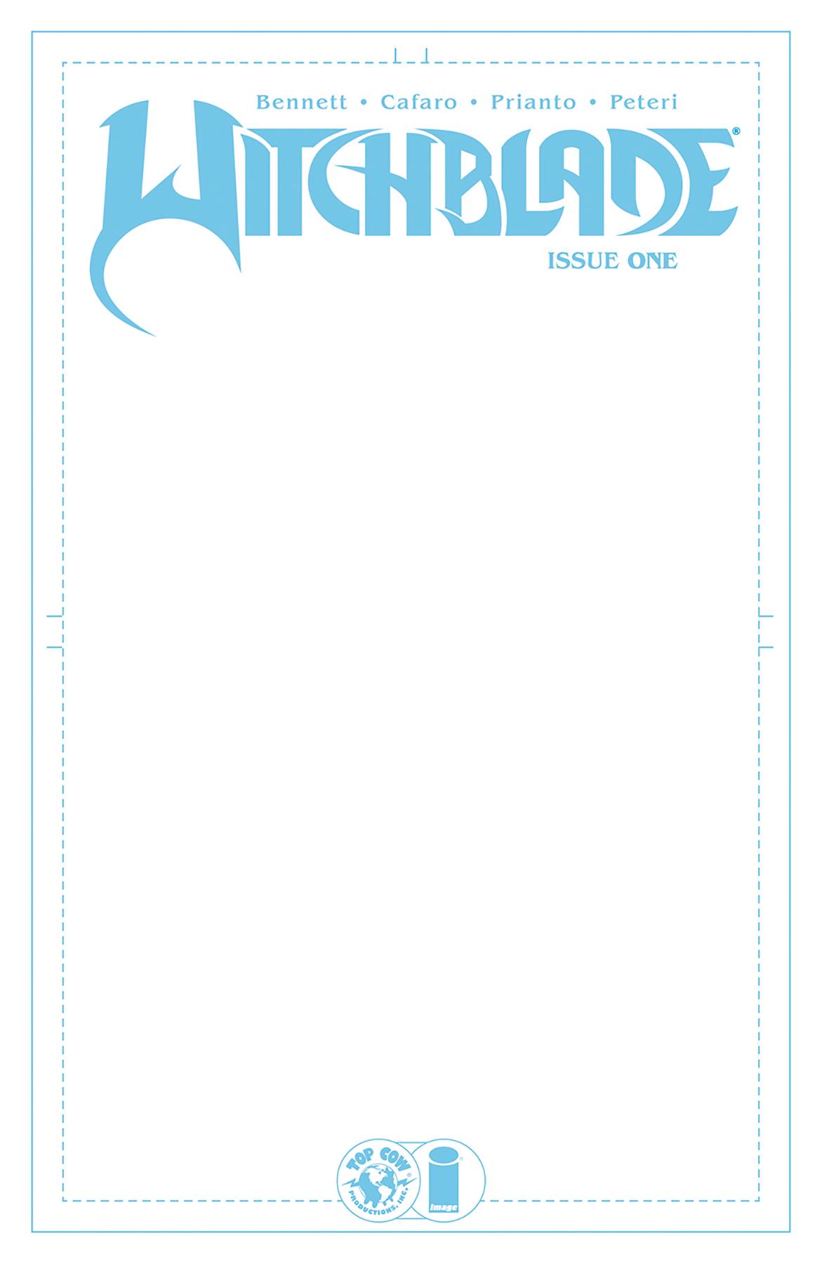 WITCHBLADE #1 BLANK SKETCH