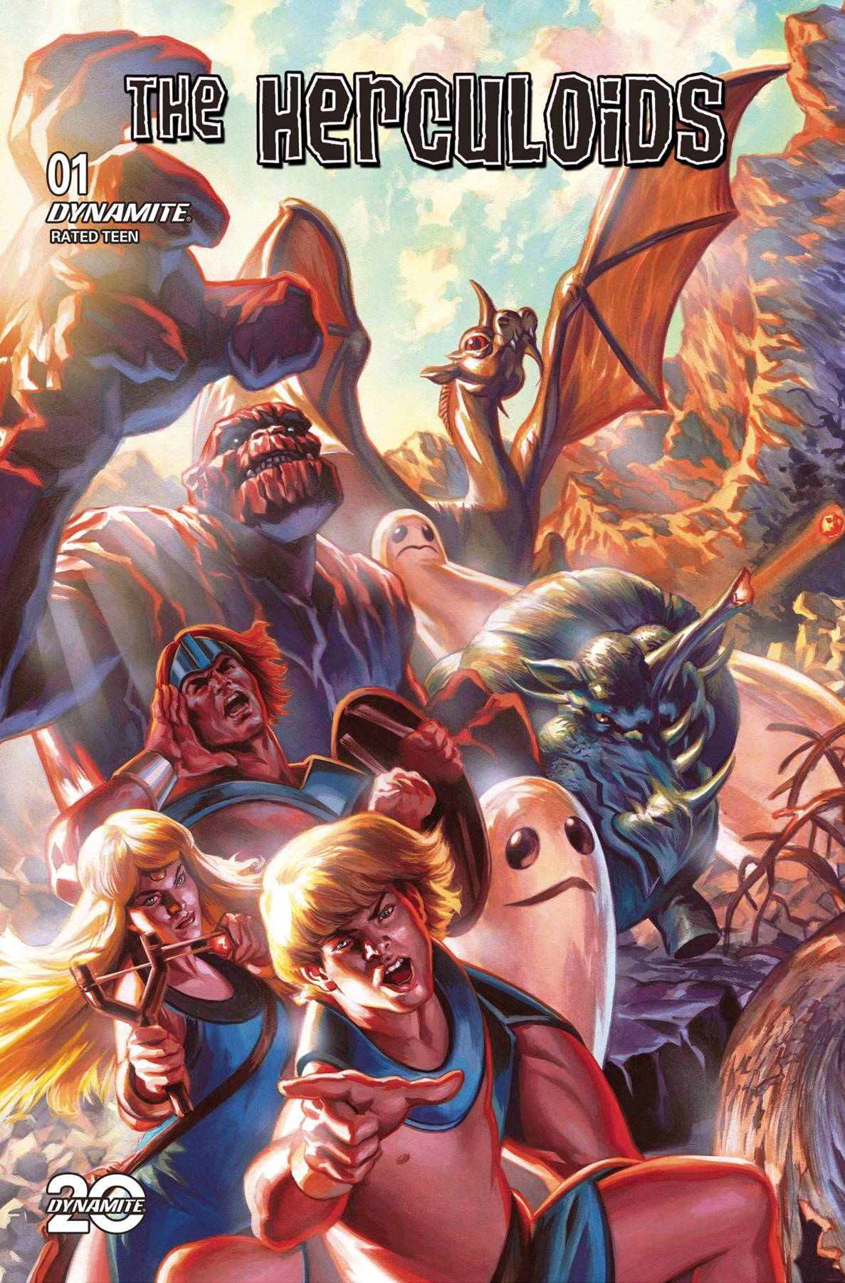 HERCULOIDS #1 CVR O 10 COPY INCV MASSAFERA FOIL (C: 1-1-2)