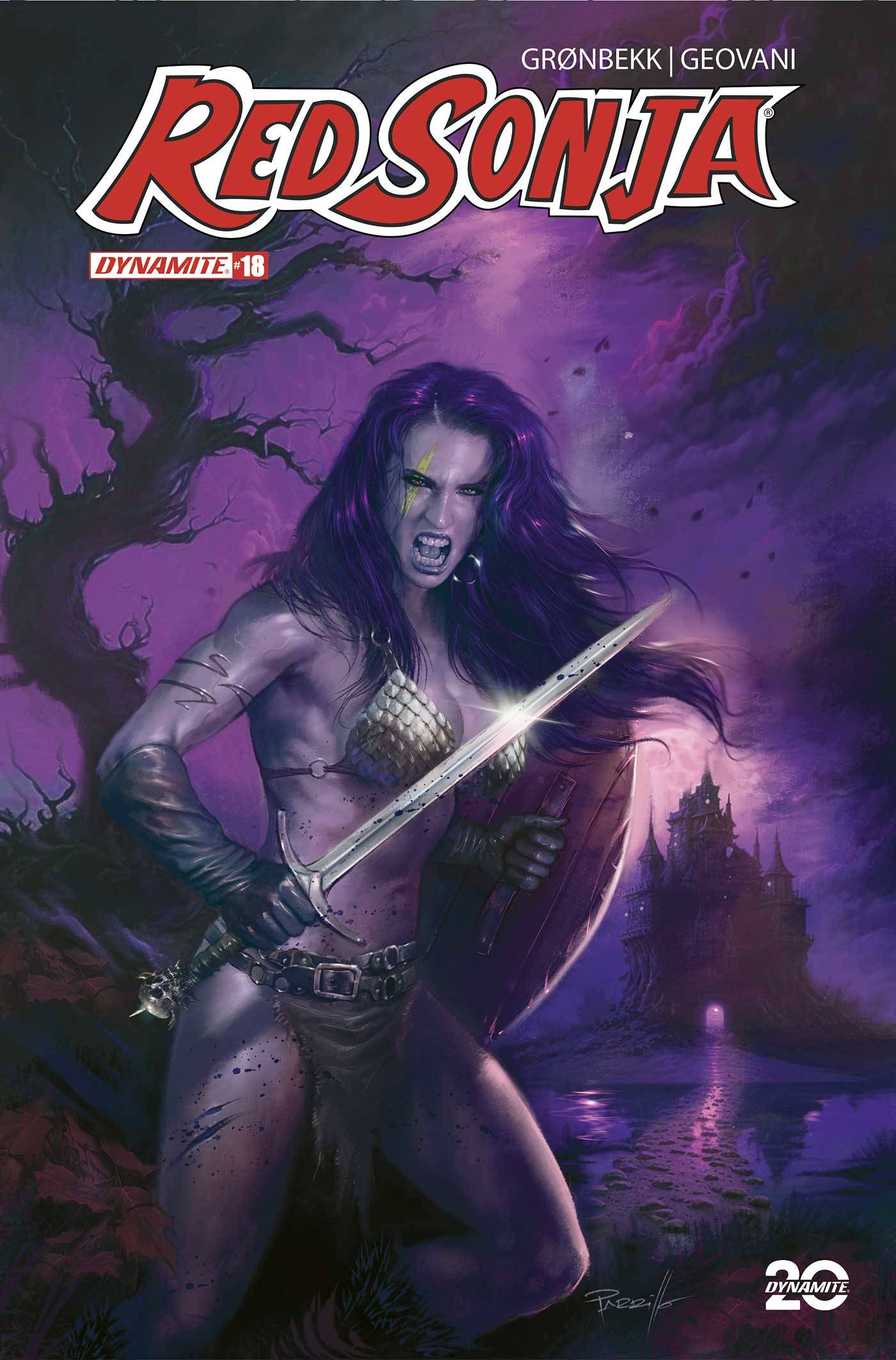 RED SONJA 2023 #18 CVR L FOC PARRILLO ULTRAVIOLET
