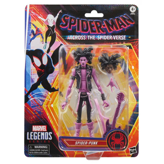 Marvel Legends Series Spider-Man: Across the Spider-Verse Spider-Punk 6-inch Action Figure, w/ Accessories