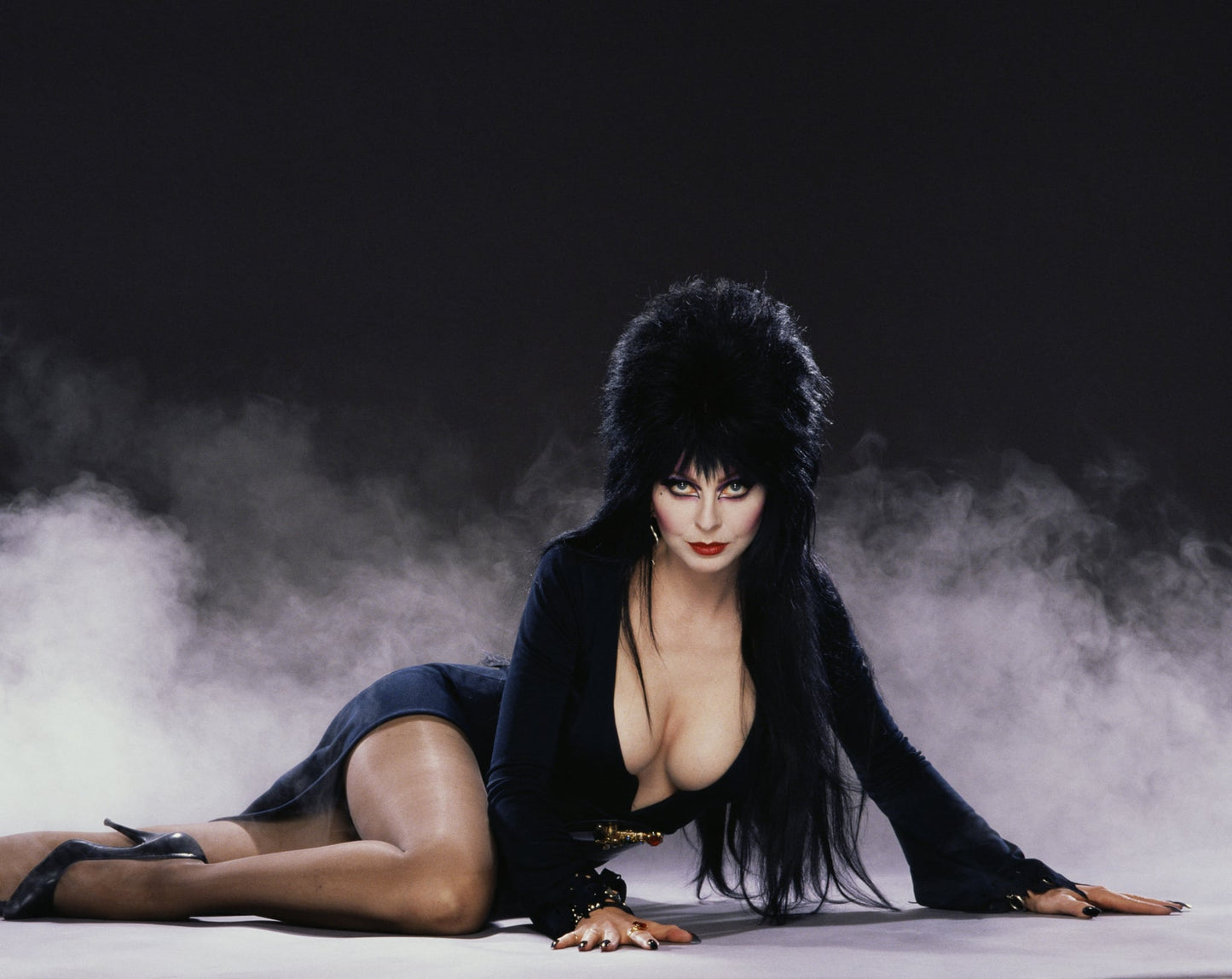 Signature Services - Cassandra Peterson (Elvira) Autographed Photo B