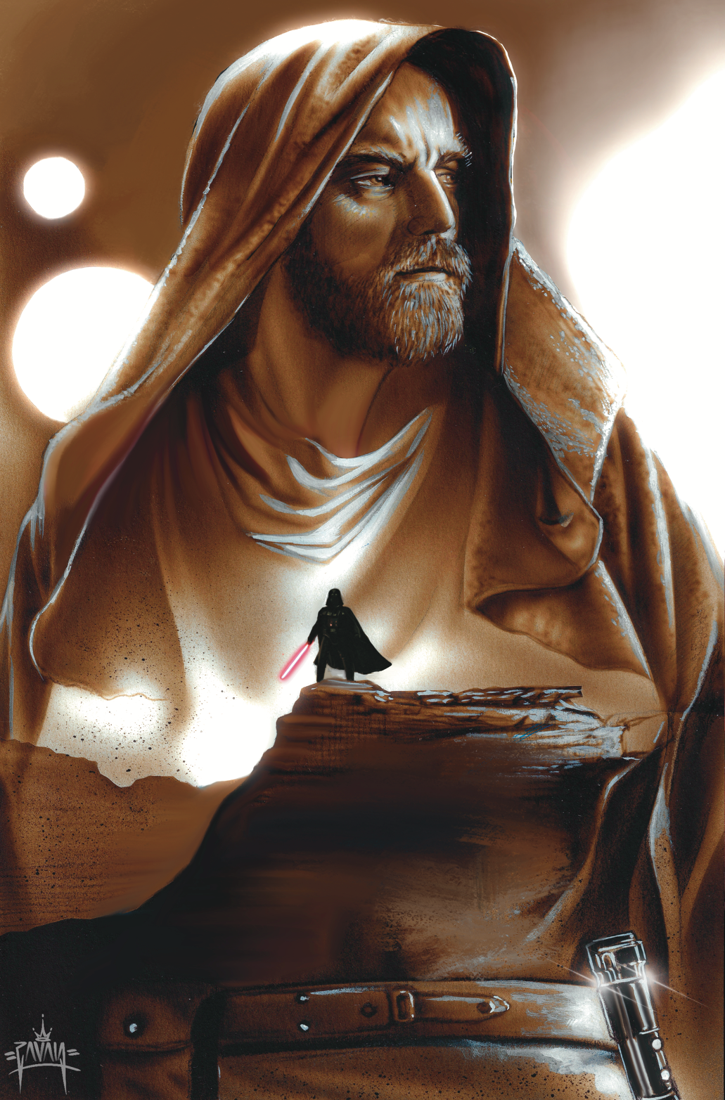 ORBIT: GEORGE LUCAS RISE OF AN EMPIRE 'THE HIGH GROUND' PREMIUM CARDSTOCK EDITION CHICAGO FANEXPO EXCLUSIVE